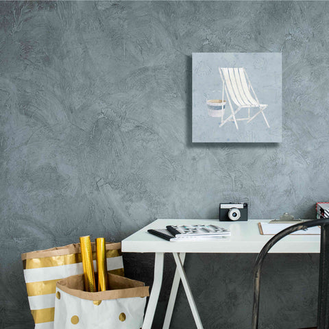 Image of 'Serene Seaside III' by James Wiens, Canvas Wall Art,12 x 12