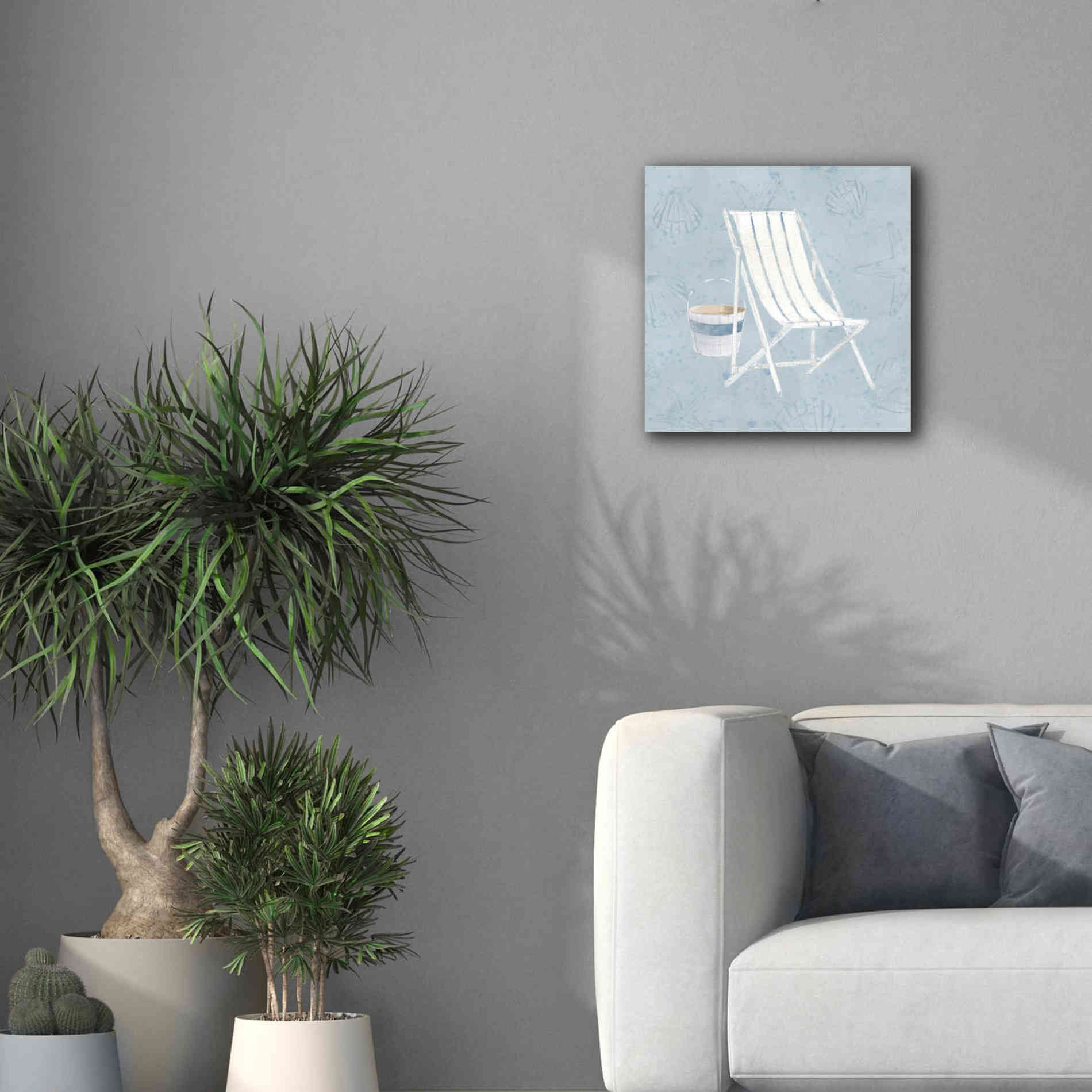 'Serene Seaside III' by James Wiens, Canvas Wall Art,18 x 18