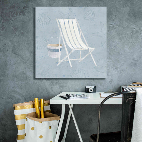 Image of 'Serene Seaside III' by James Wiens, Canvas Wall Art,26 x 26
