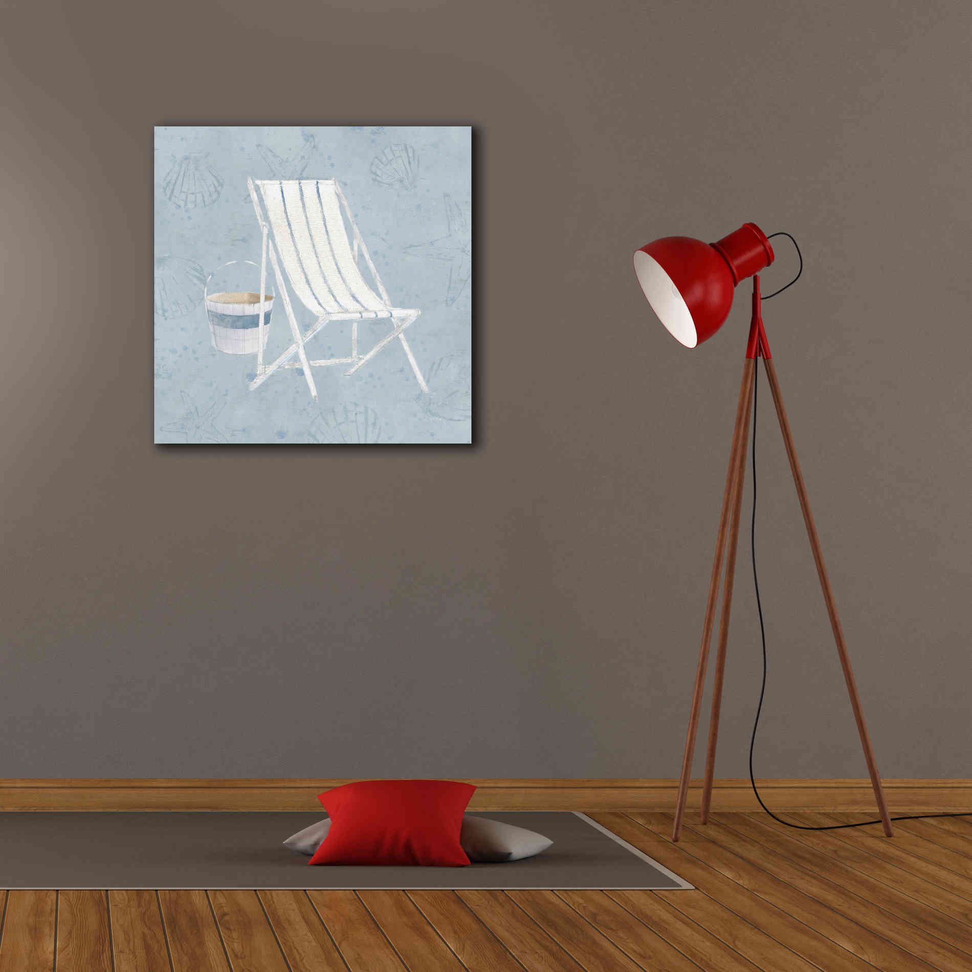 'Serene Seaside III' by James Wiens, Canvas Wall Art,26 x 26