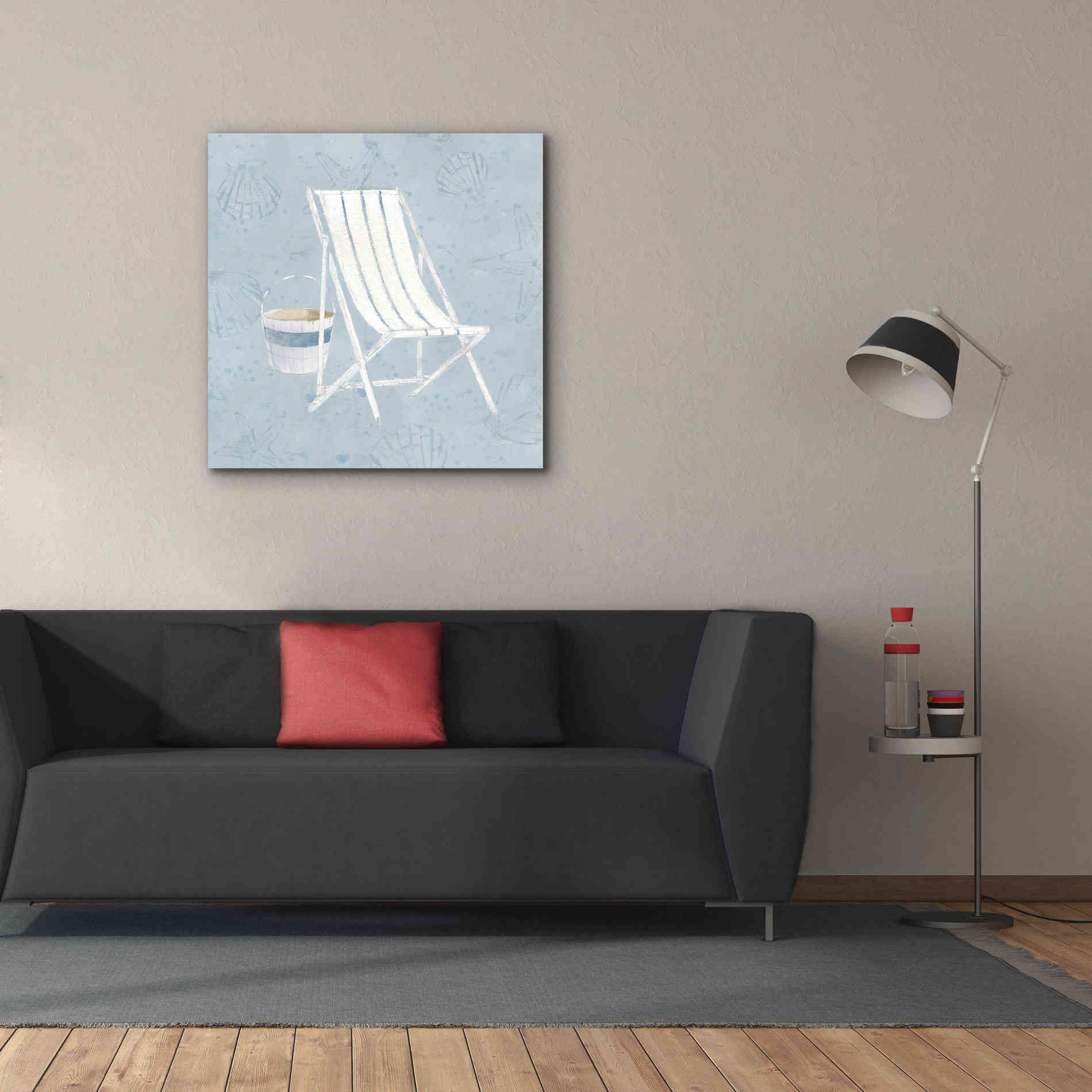 'Serene Seaside III' by James Wiens, Canvas Wall Art,37 x 37