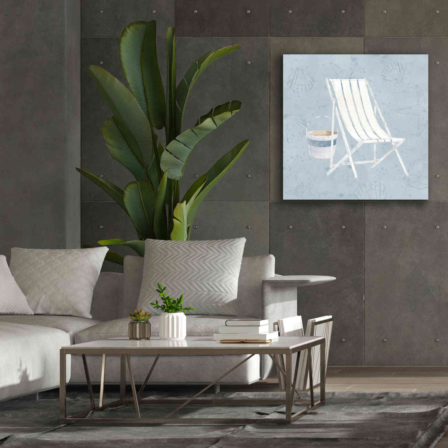 'Serene Seaside III' by James Wiens, Canvas Wall Art,37 x 37