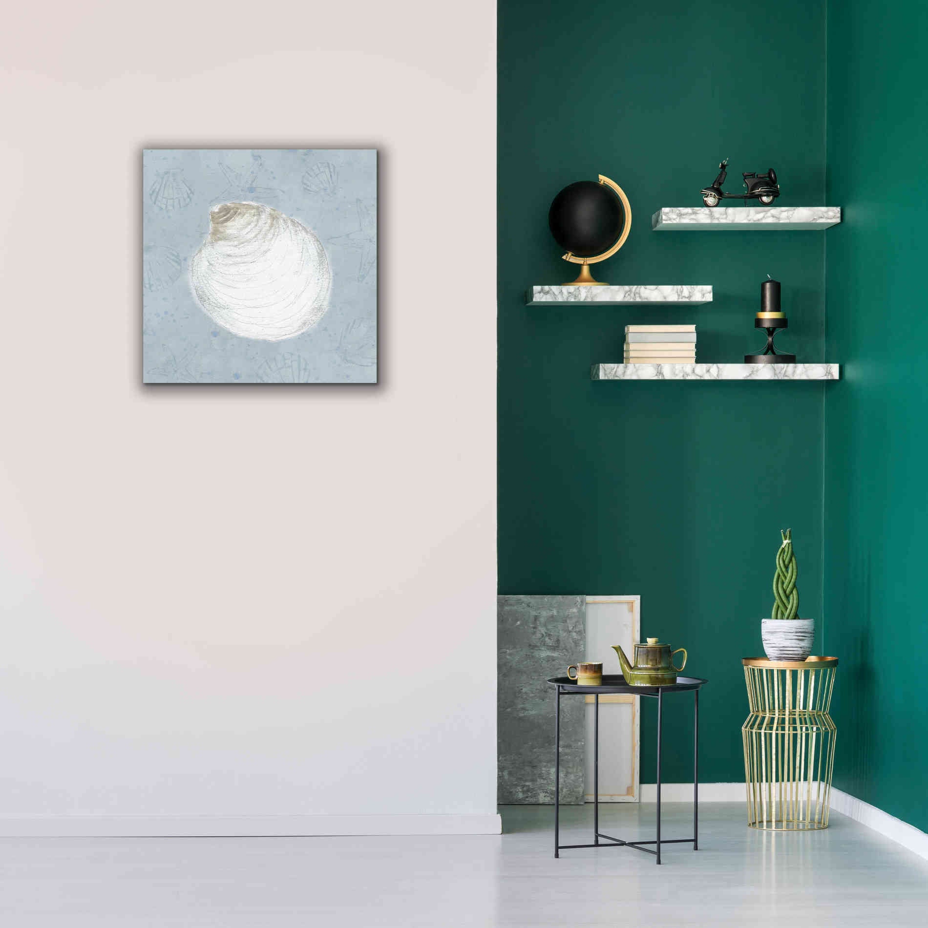 'Serene Shells II' by James Wiens, Canvas Wall Art,26 x 26
