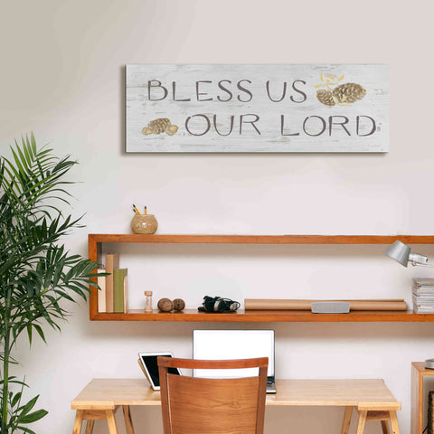 Image of 'Beautiful Bounty Sign II' by James Wiens, Canvas Wall Art,36 x 12