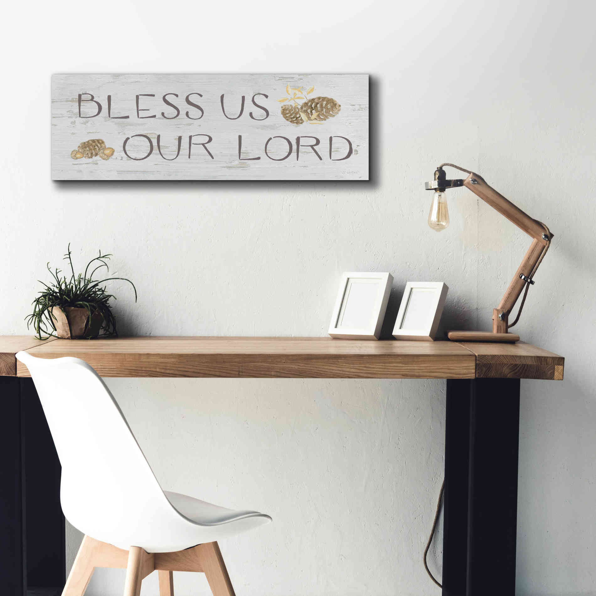 'Beautiful Bounty Sign II' by James Wiens, Canvas Wall Art,36 x 12