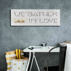 'Beautiful Bounty Sign IV' by James Wiens, Canvas Wall Art,36 x 12