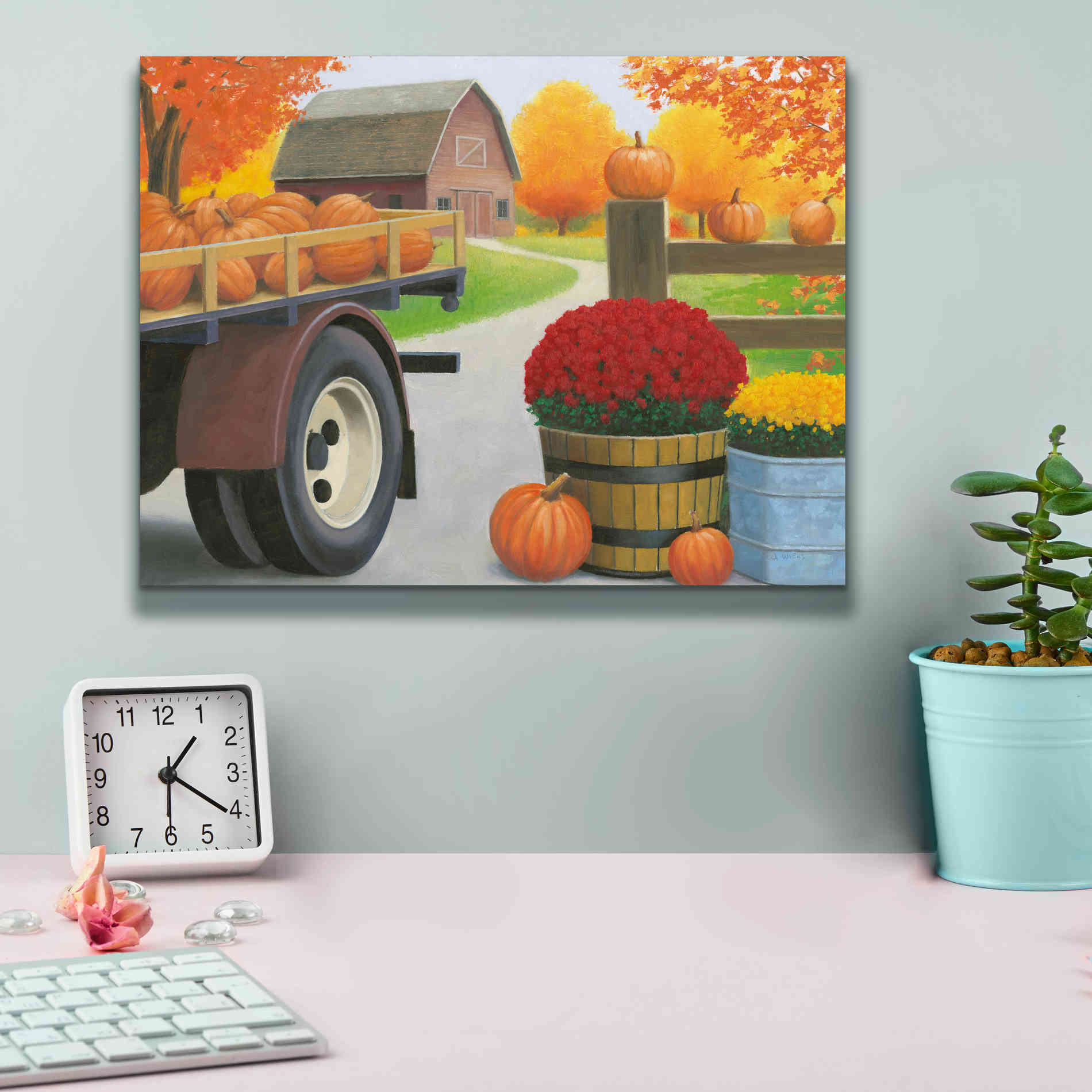 'Autumn Affinity I' by James Wiens, Canvas Wall Art,16 x 12