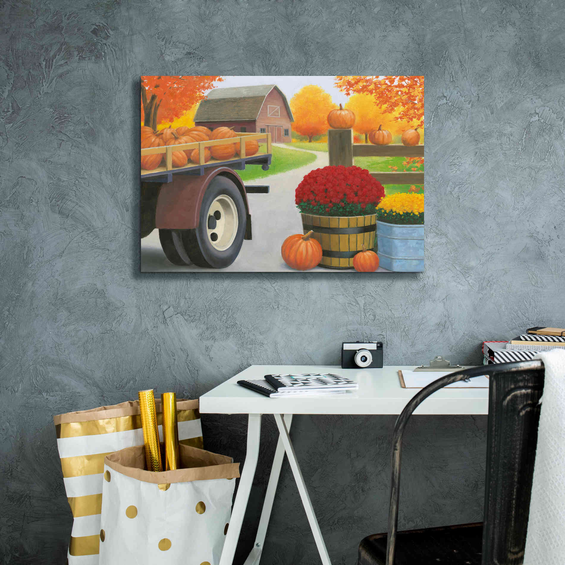 'Autumn Affinity I' by James Wiens, Canvas Wall Art,26 x 18