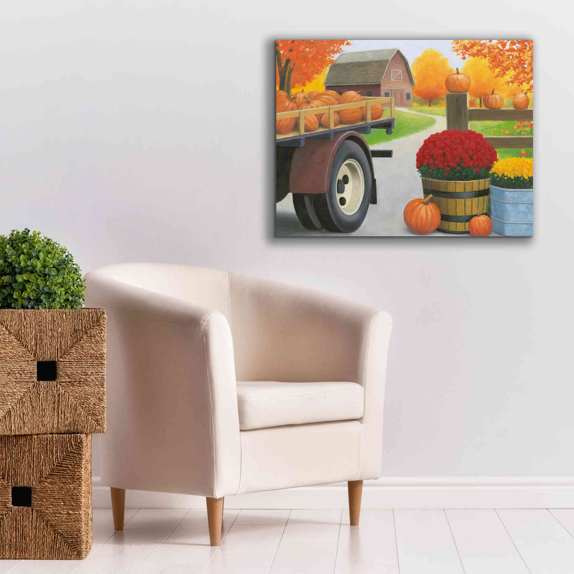 'Autumn Affinity I' by James Wiens, Canvas Wall Art,34 x 26