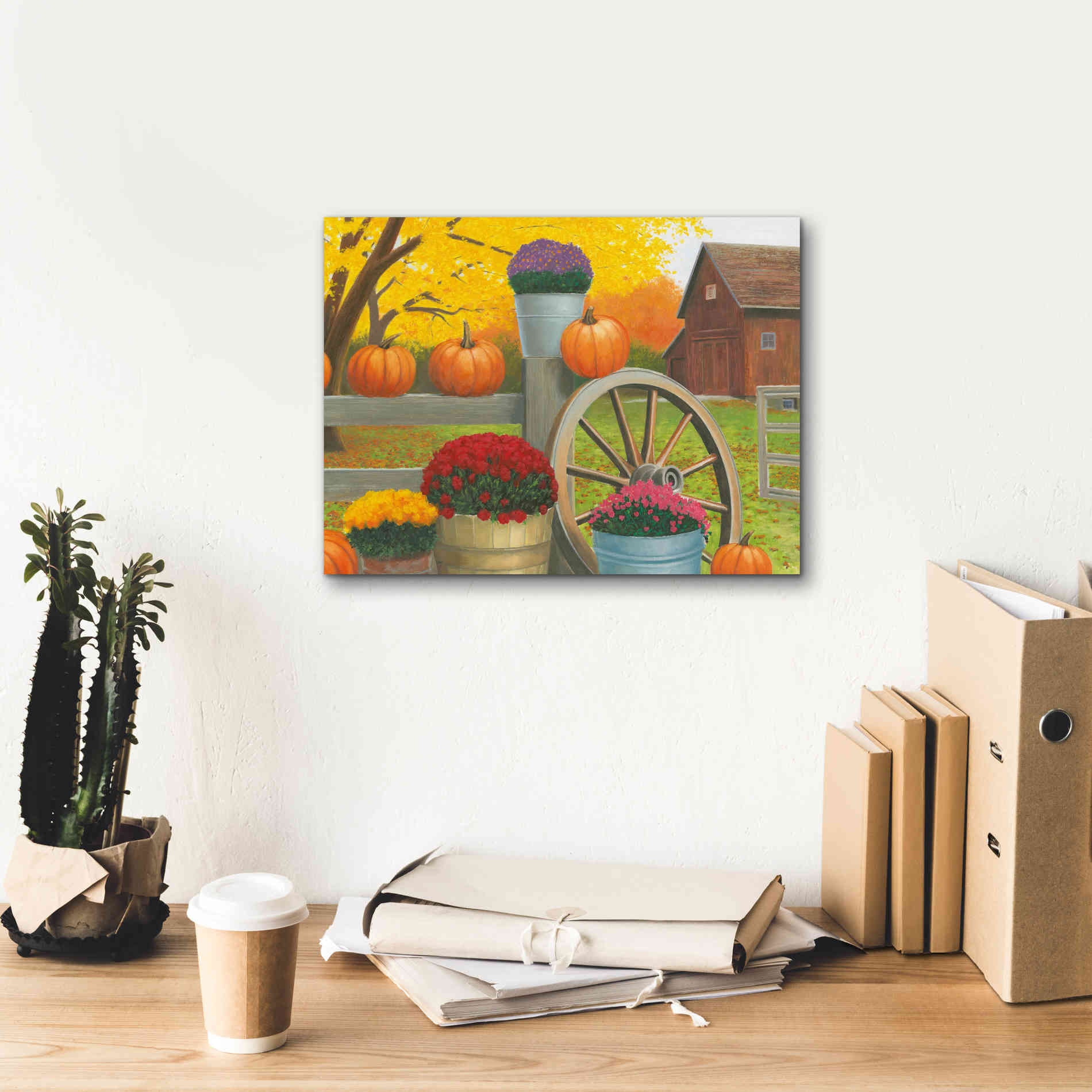 'Autumn Affinity II' by James Wiens, Canvas Wall Art,16 x 12