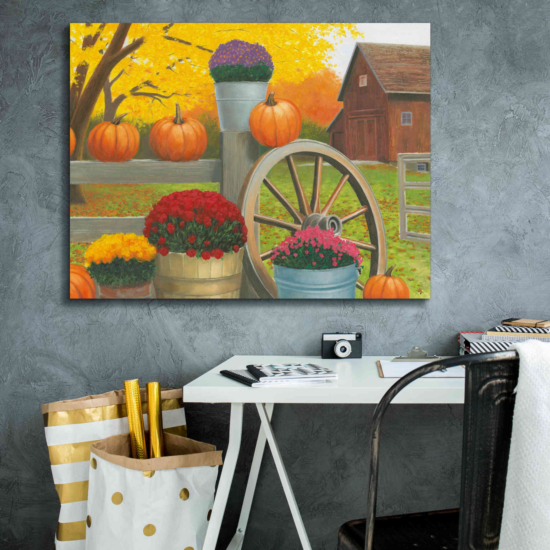 'Autumn Affinity II' by James Wiens, Canvas Wall Art,34 x 26