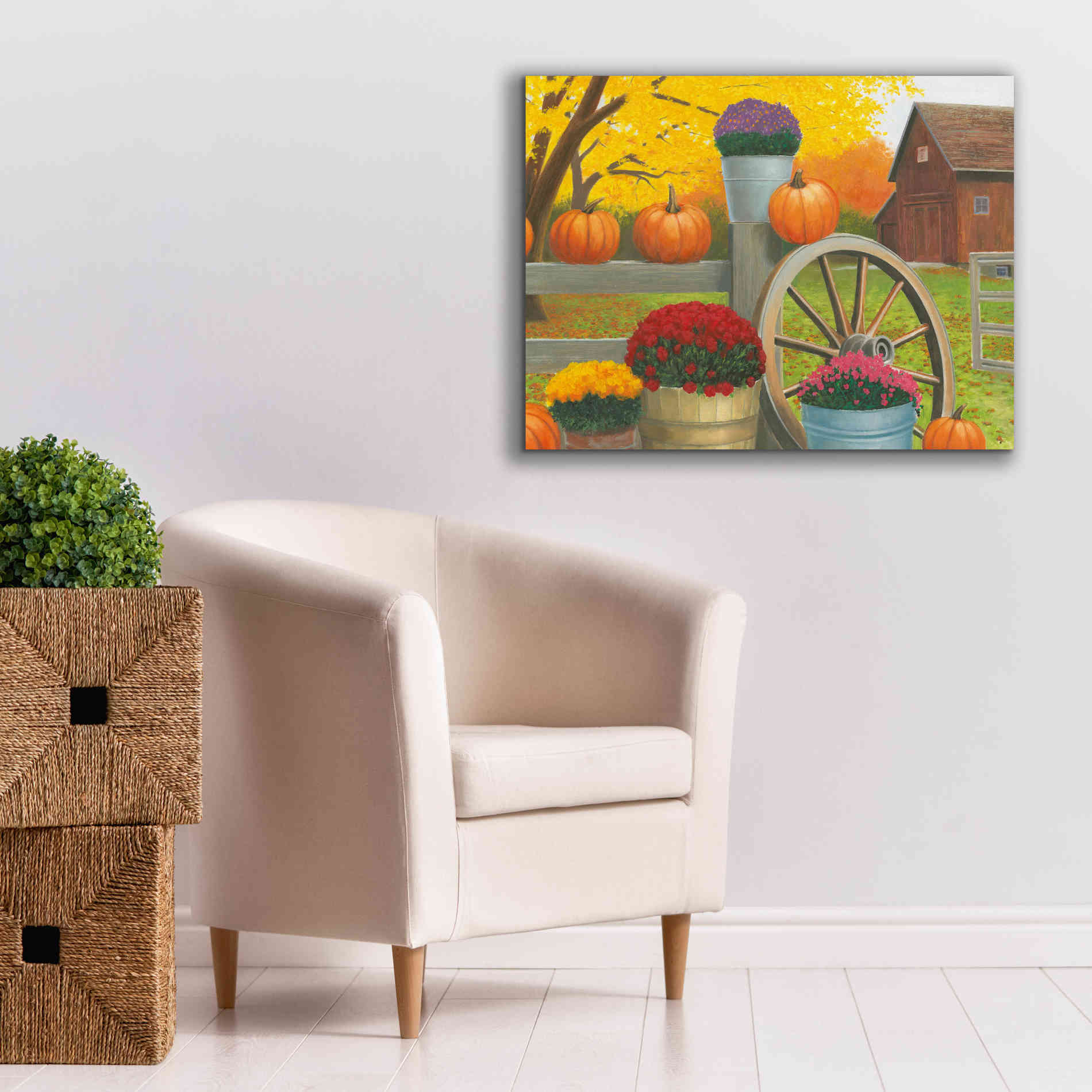 'Autumn Affinity II' by James Wiens, Canvas Wall Art,34 x 26