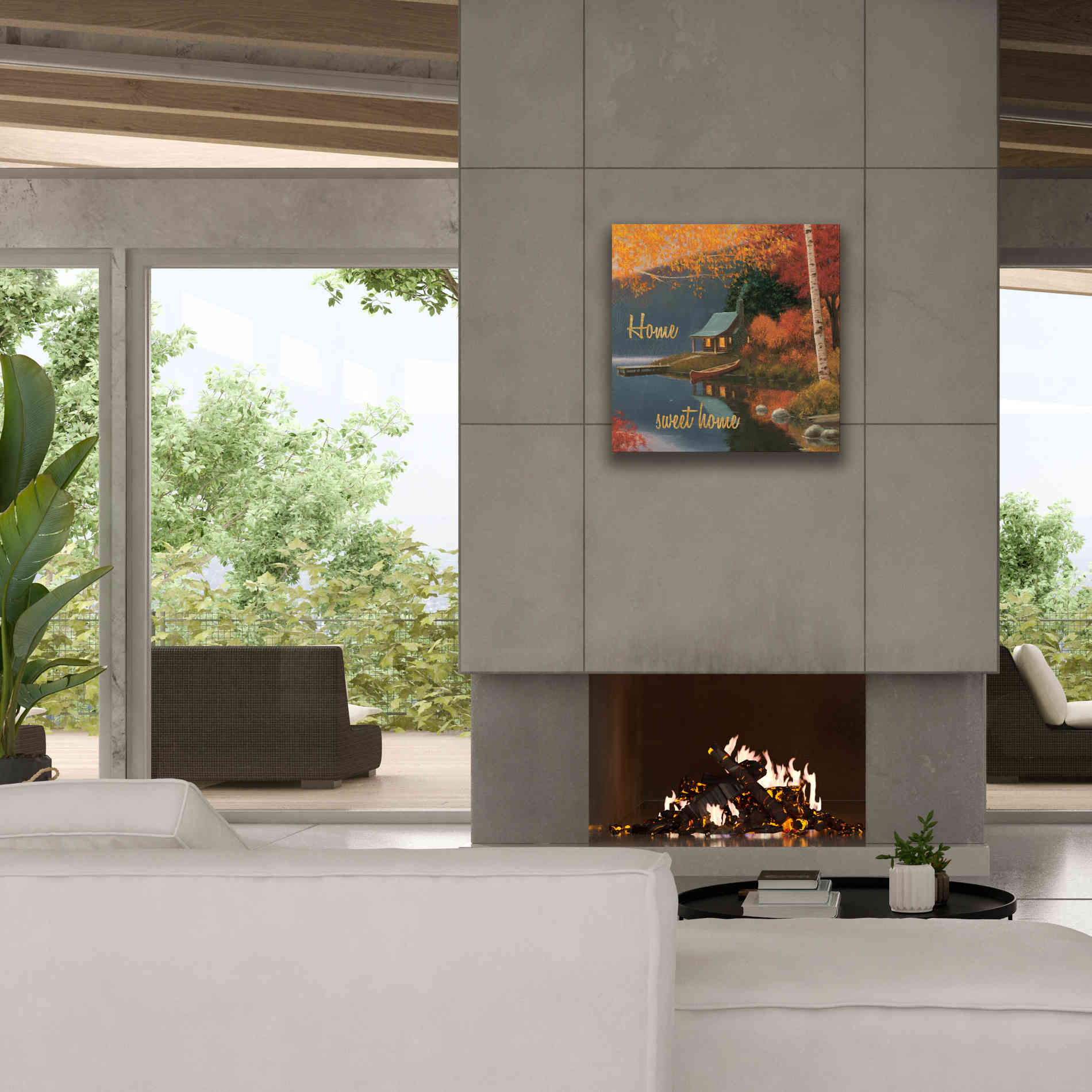 'Quiet Evening II' by James Wiens, Canvas Wall Art,26 x 26