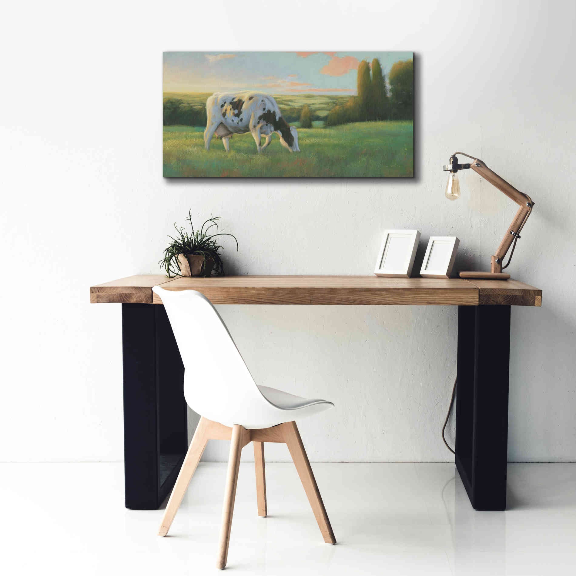 'Farm Life I' by James Wiens, Canvas Wall Art,40 x 20