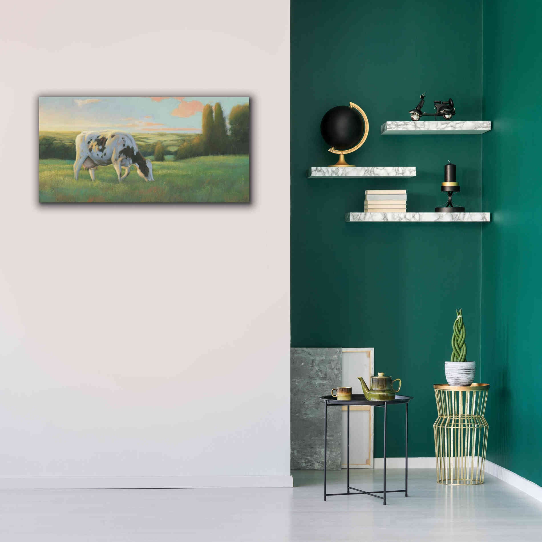'Farm Life I' by James Wiens, Canvas Wall Art,40 x 20