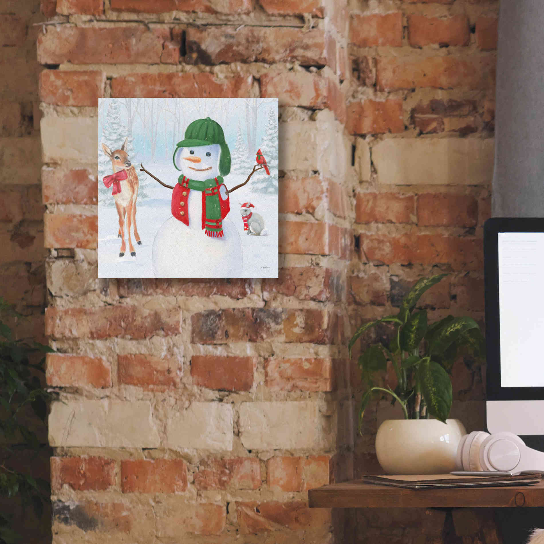'Dressed for Christmas I Crop' by James Wiens, Canvas Wall Art,12 x 12