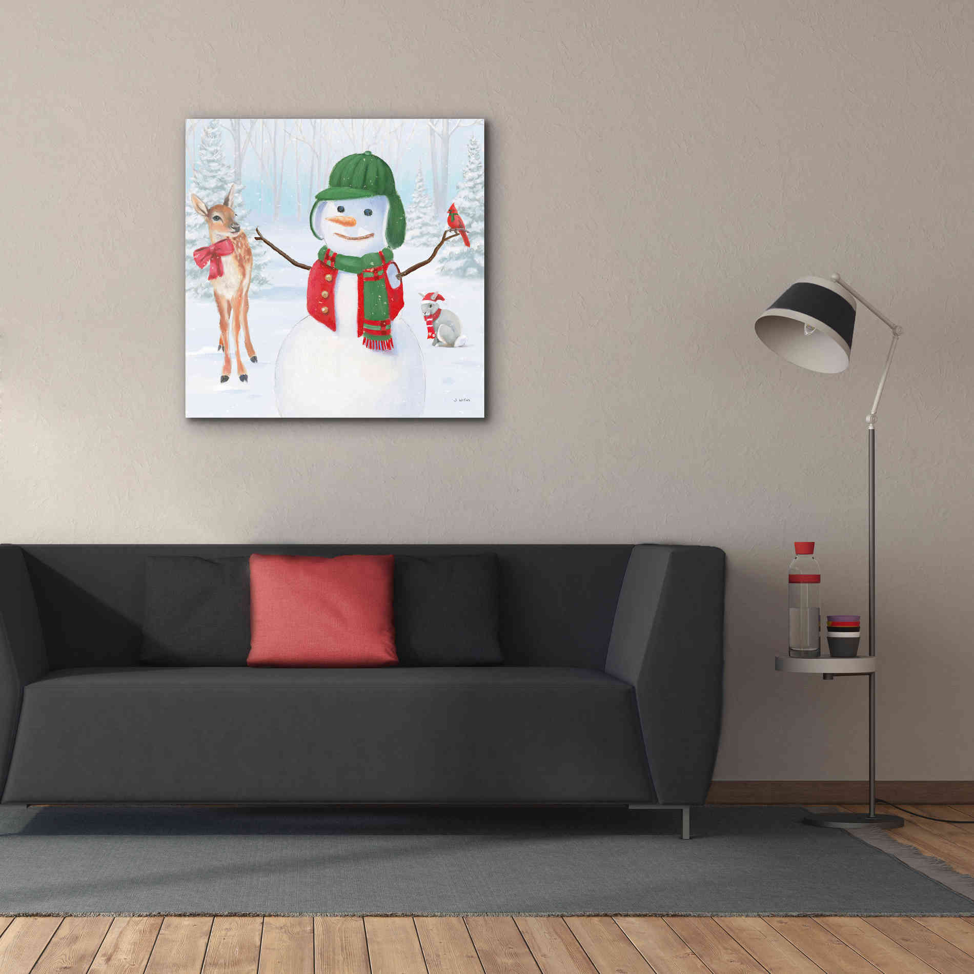 'Dressed for Christmas I Crop' by James Wiens, Canvas Wall Art,37 x 37