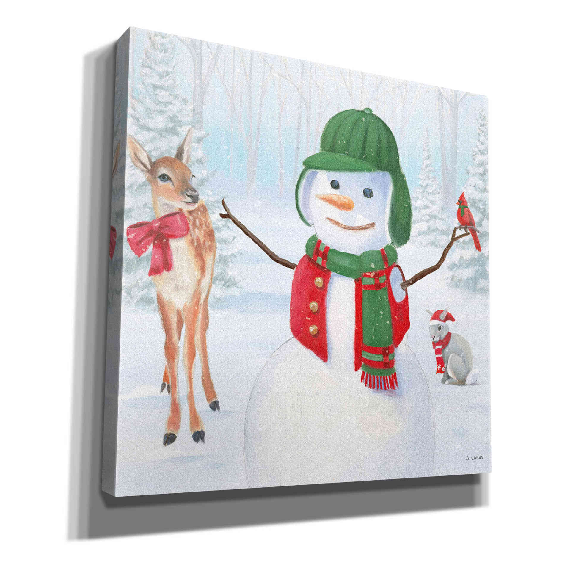 'Dressed for Christmas I Crop' by James Wiens, Canvas Wall Art,12x12x1.1x0,18x18x1.1x0,26x26x1.74x0,37x37x1.74x0