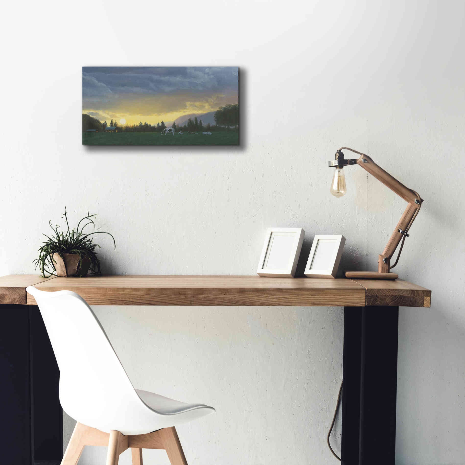 'Farm Life II' by James Wiens, Canvas Wall Art,24 x 12