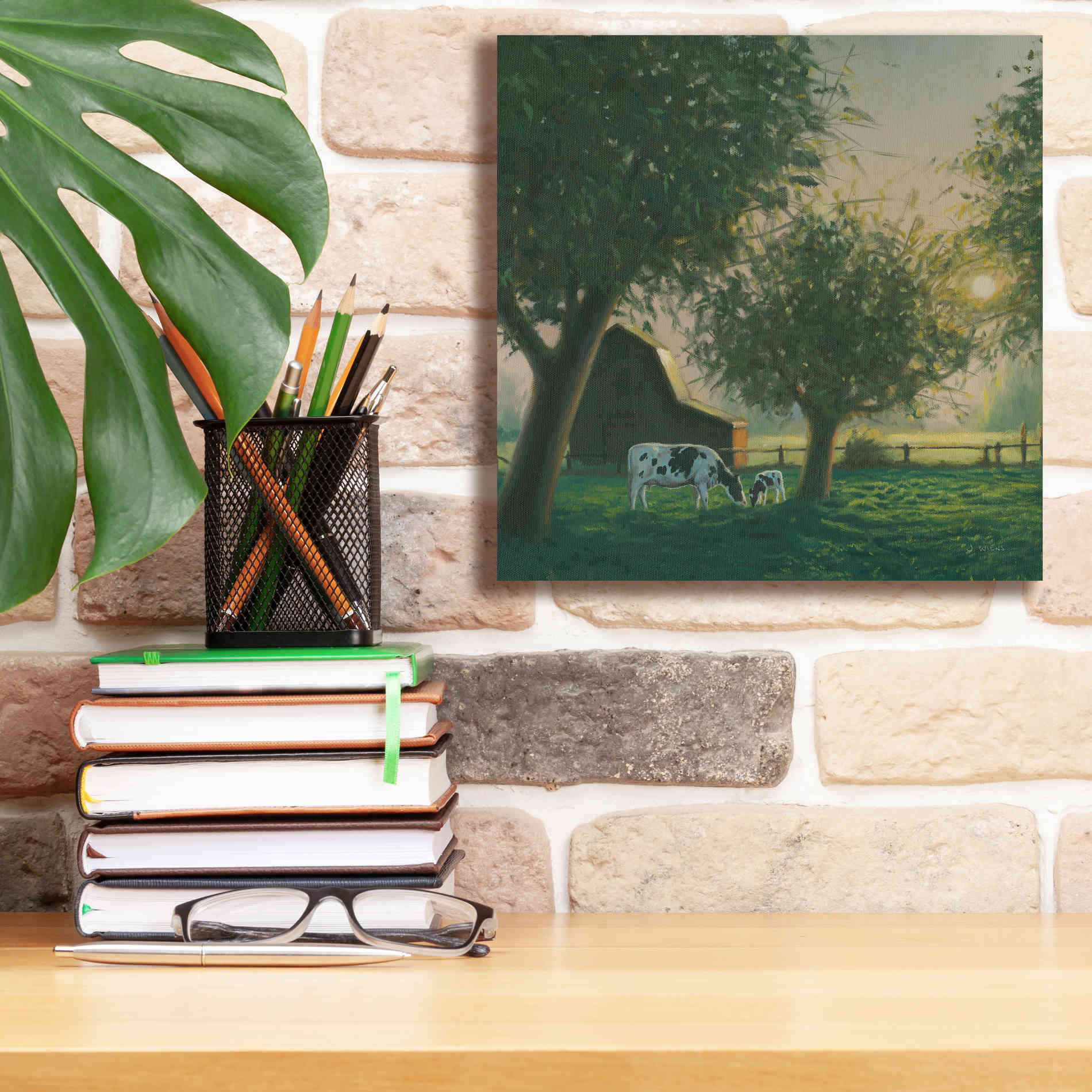 'Farm Life IV' by James Wiens, Canvas Wall Art,12 x 12
