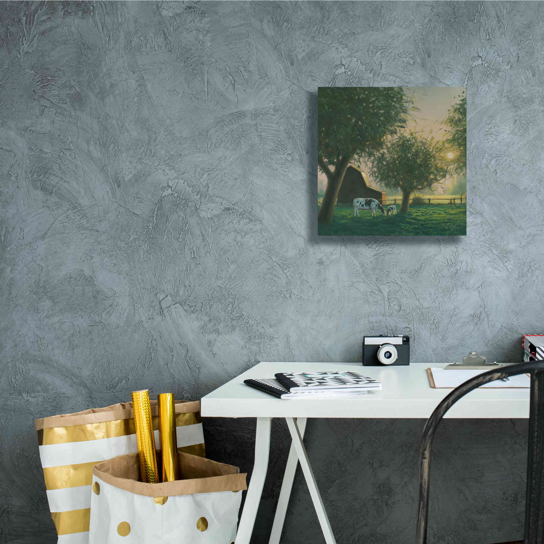 'Farm Life IV' by James Wiens, Canvas Wall Art,12 x 12