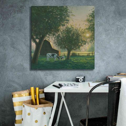 Image of 'Farm Life IV' by James Wiens, Canvas Wall Art,26 x 26
