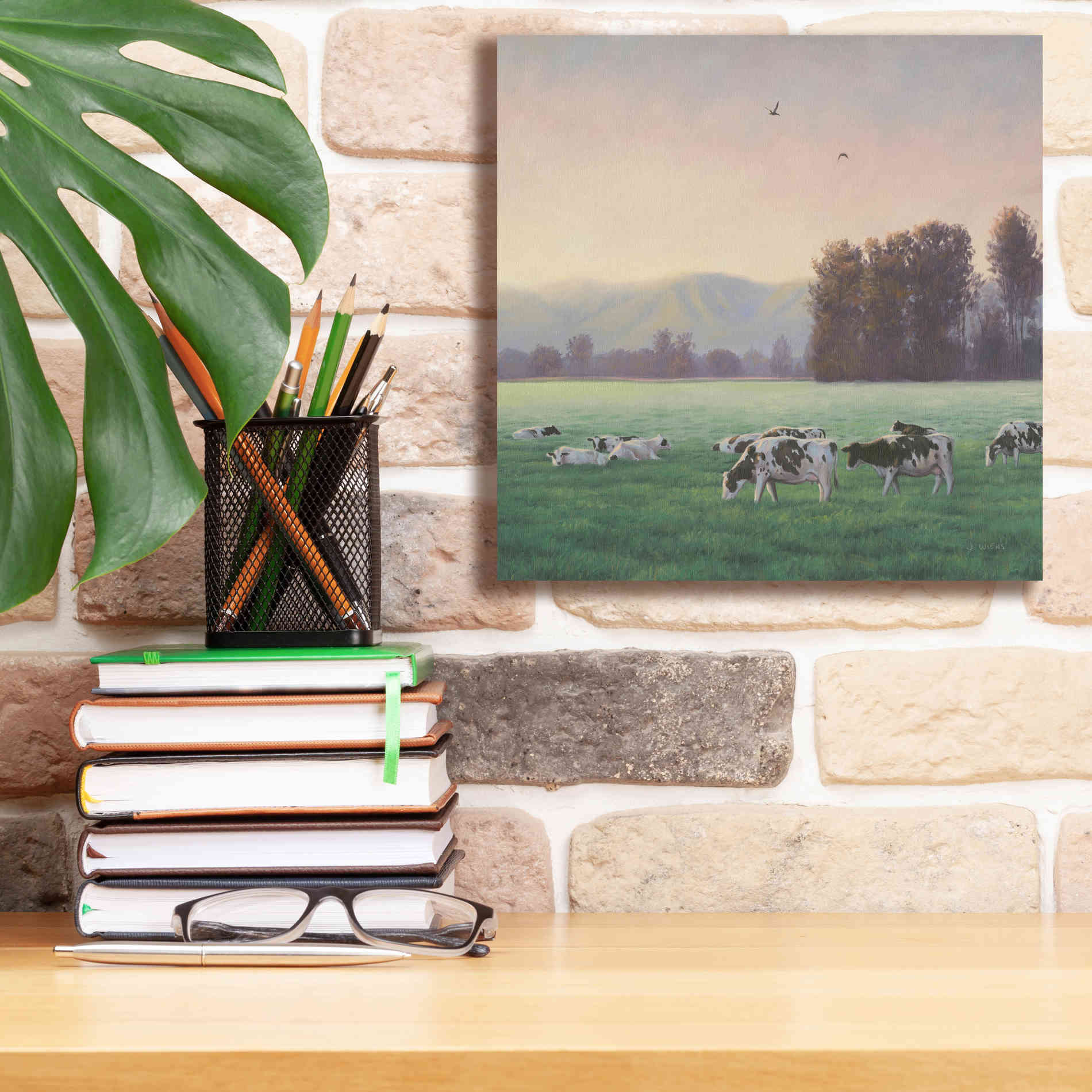 'Farm Life V' by James Wiens, Canvas Wall Art,12 x 12