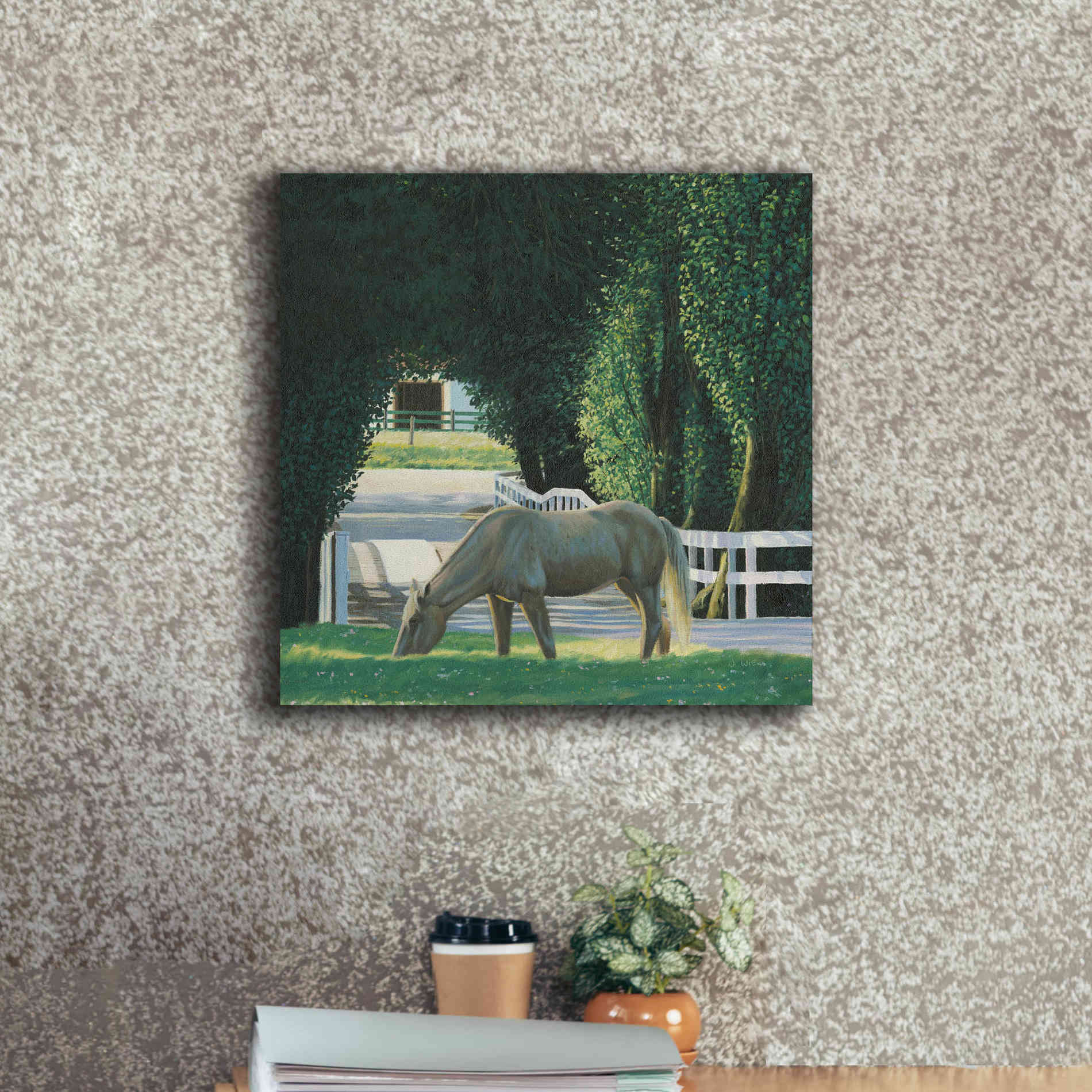 'Farm Life VI' by James Wiens, Canvas Wall Art,18 x 18