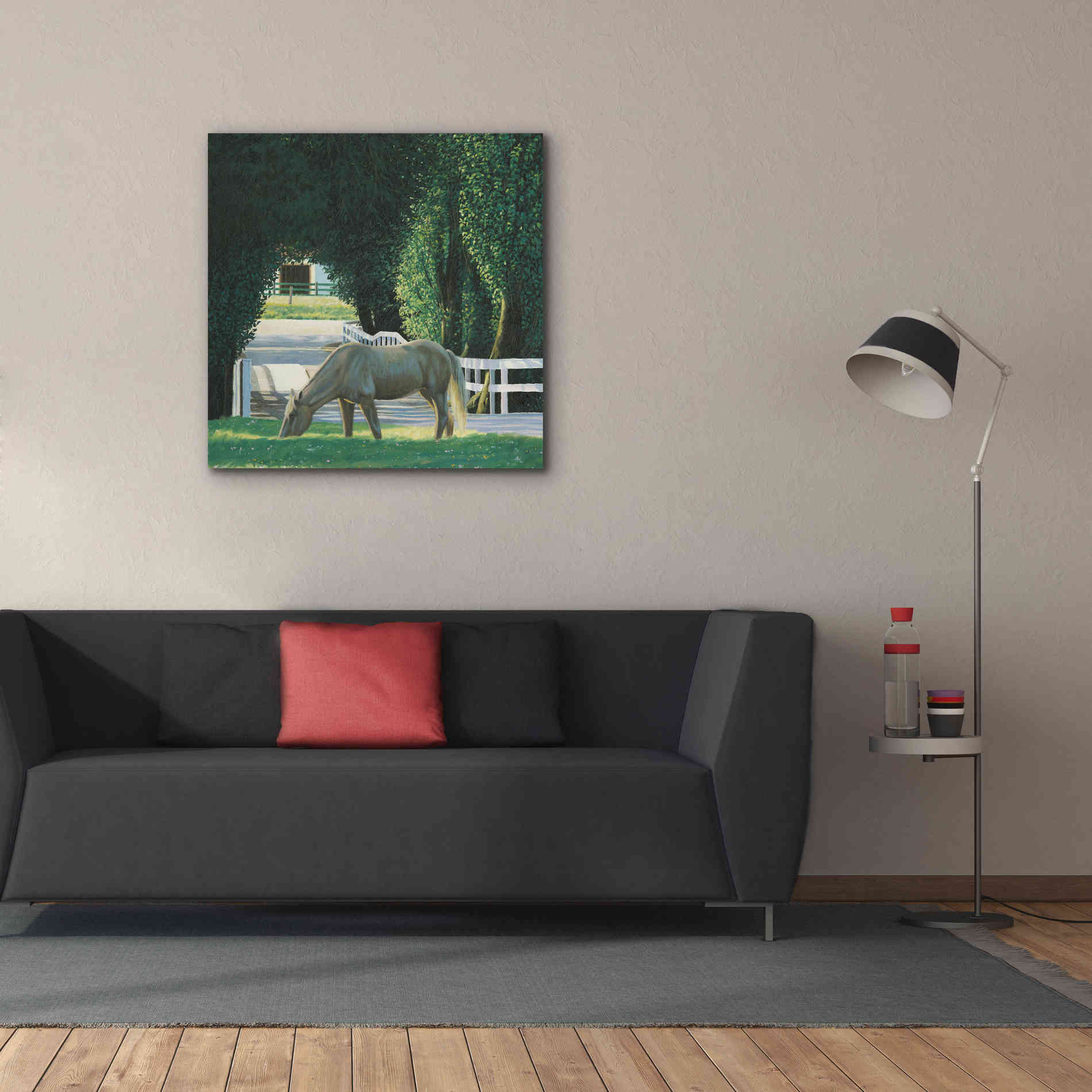 'Farm Life VI' by James Wiens, Canvas Wall Art,37 x 37