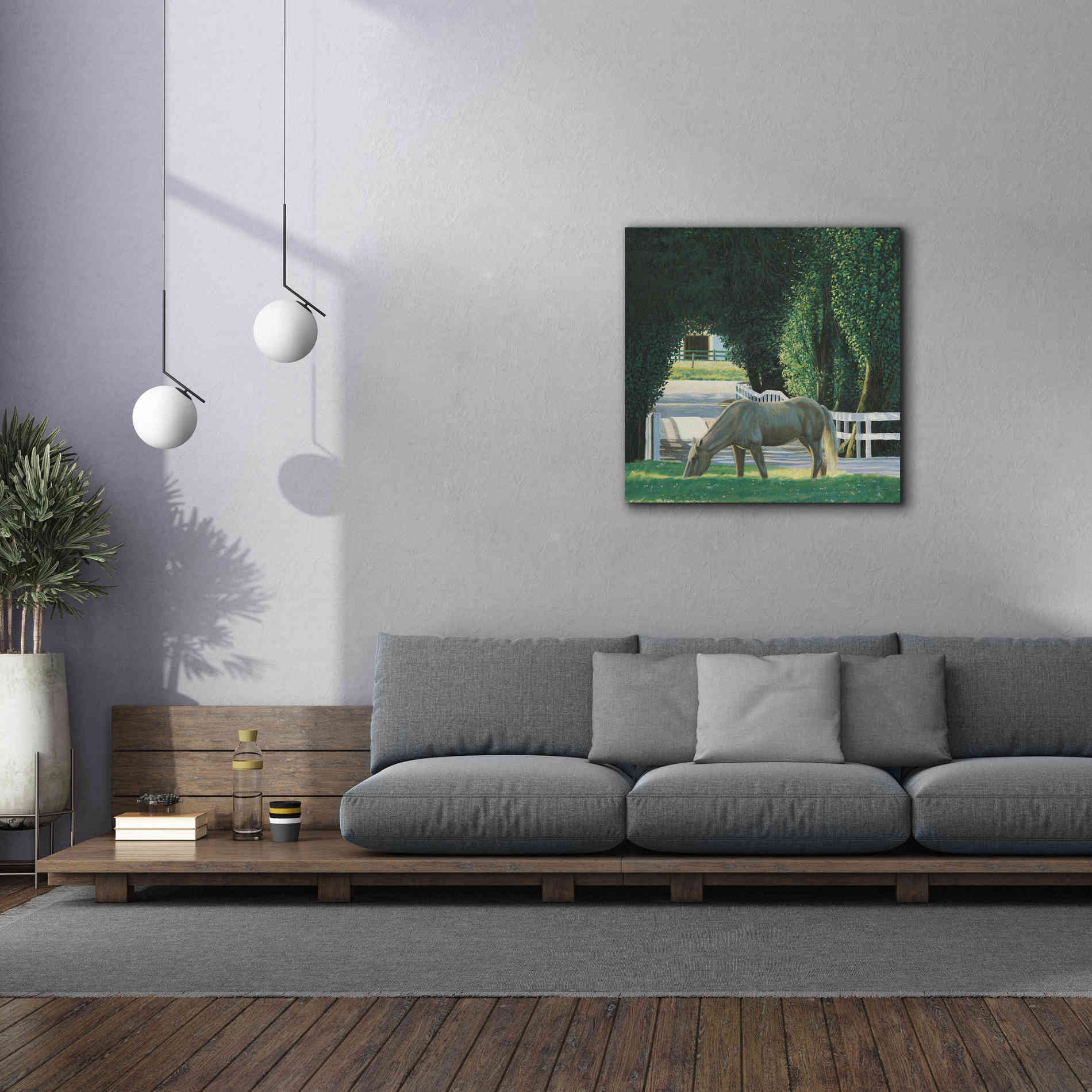 'Farm Life VI' by James Wiens, Canvas Wall Art,37 x 37