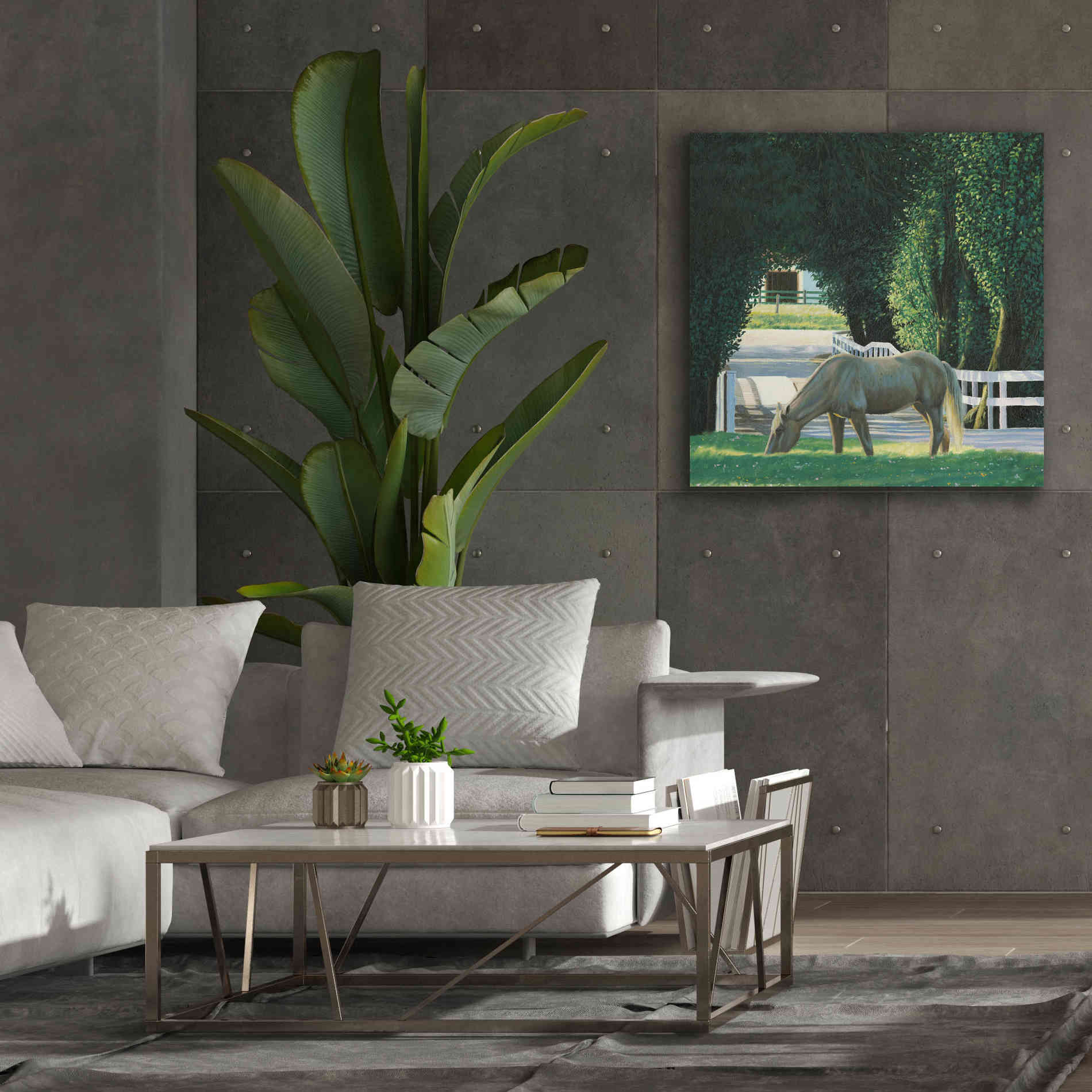 'Farm Life VI' by James Wiens, Canvas Wall Art,37 x 37