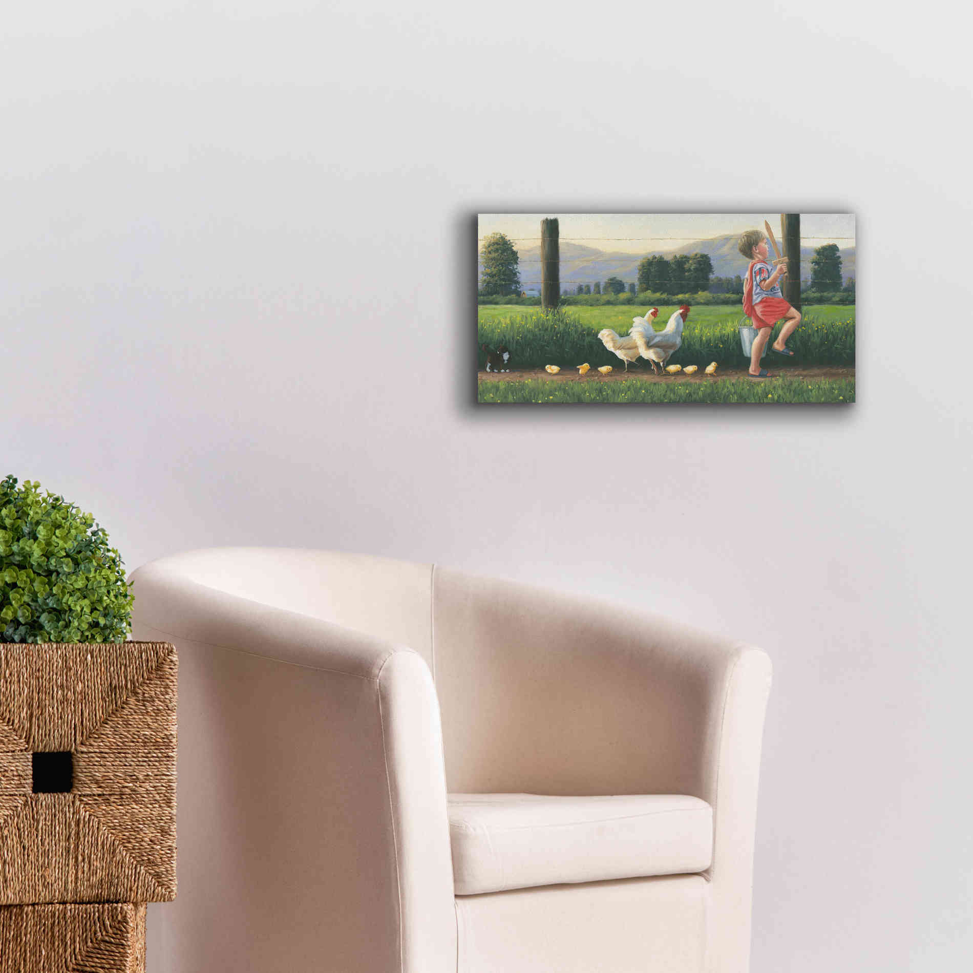 'Fearless Leader' by James Wiens, Canvas Wall Art,24 x 12