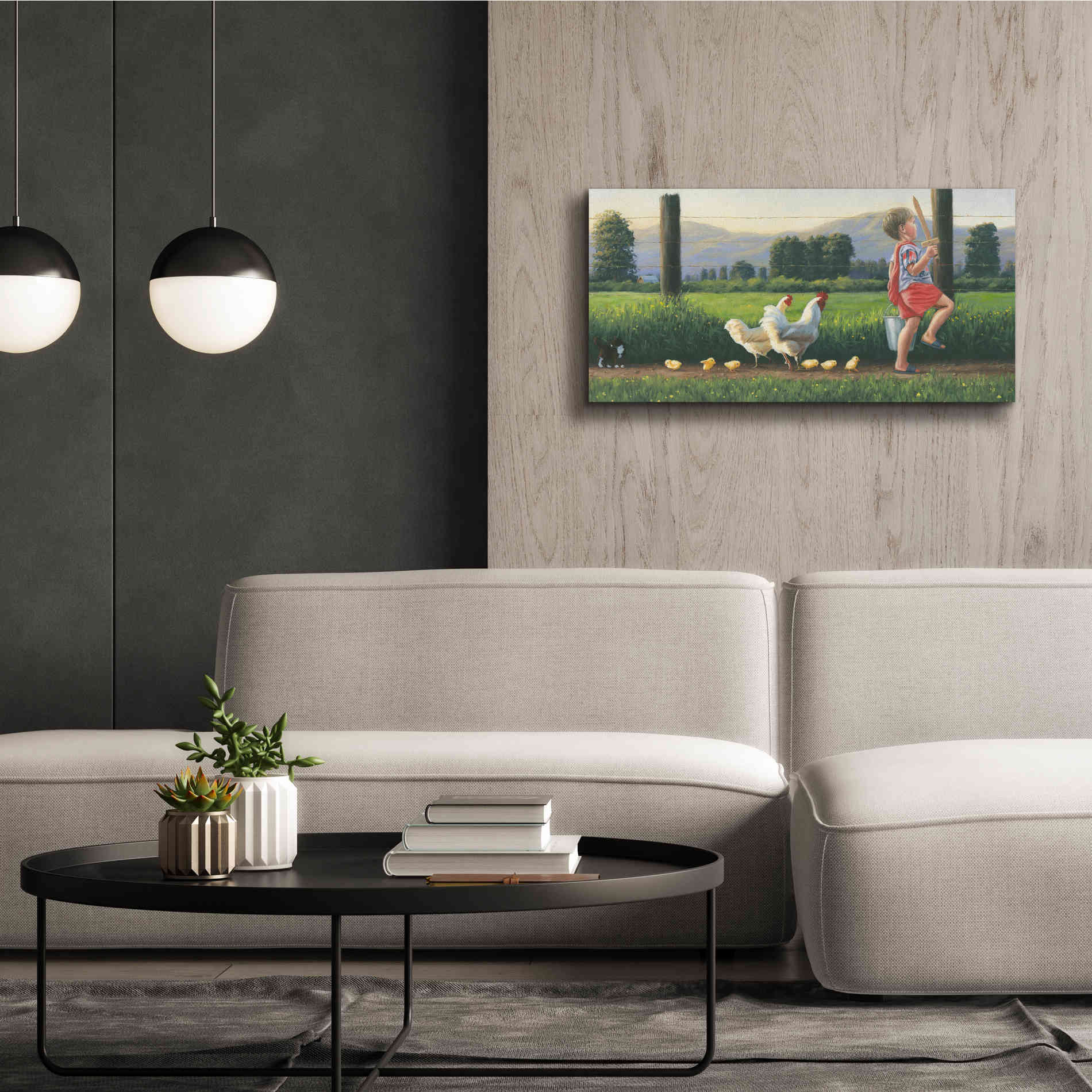 'Fearless Leader' by James Wiens, Canvas Wall Art,40 x 20