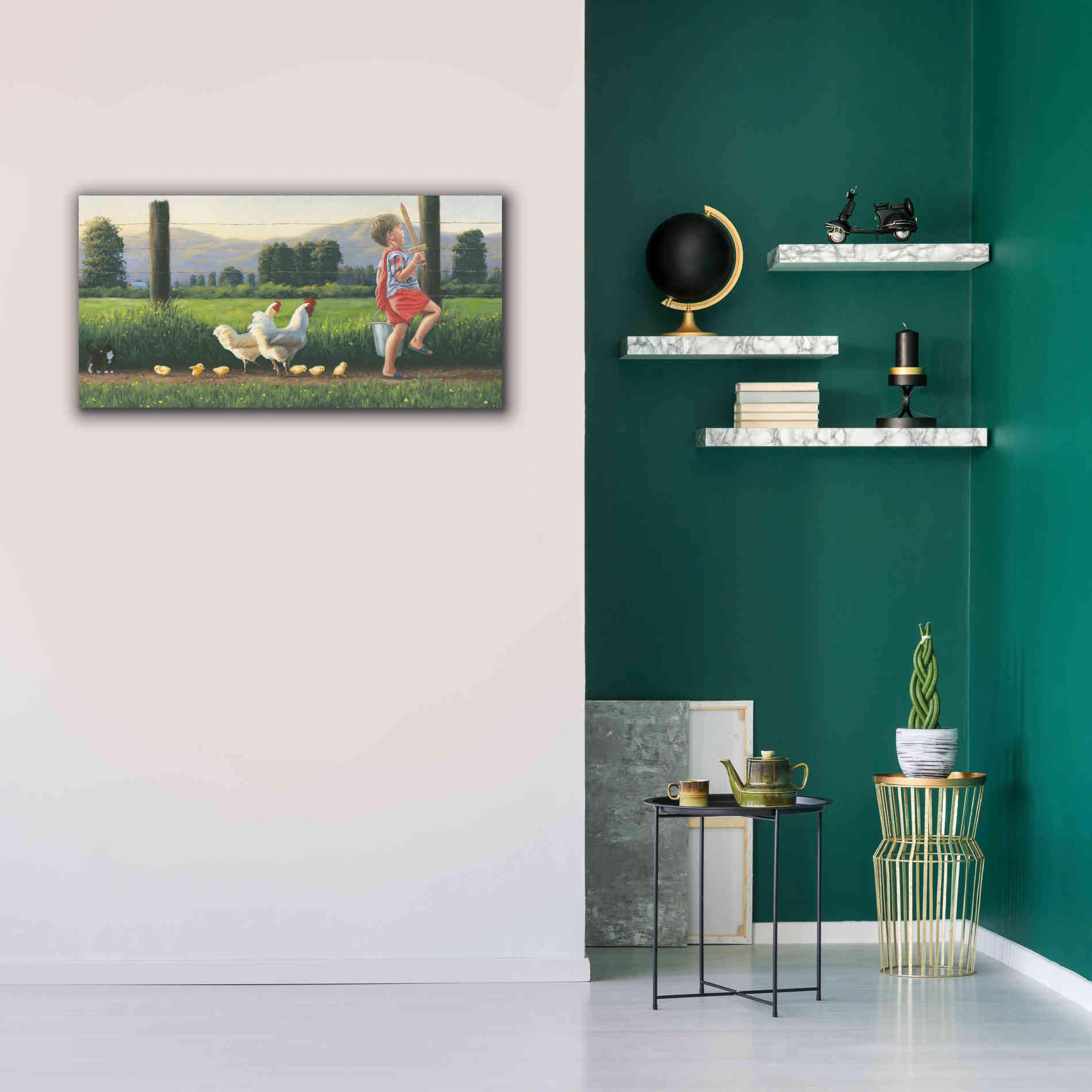 'Fearless Leader' by James Wiens, Canvas Wall Art,40 x 20