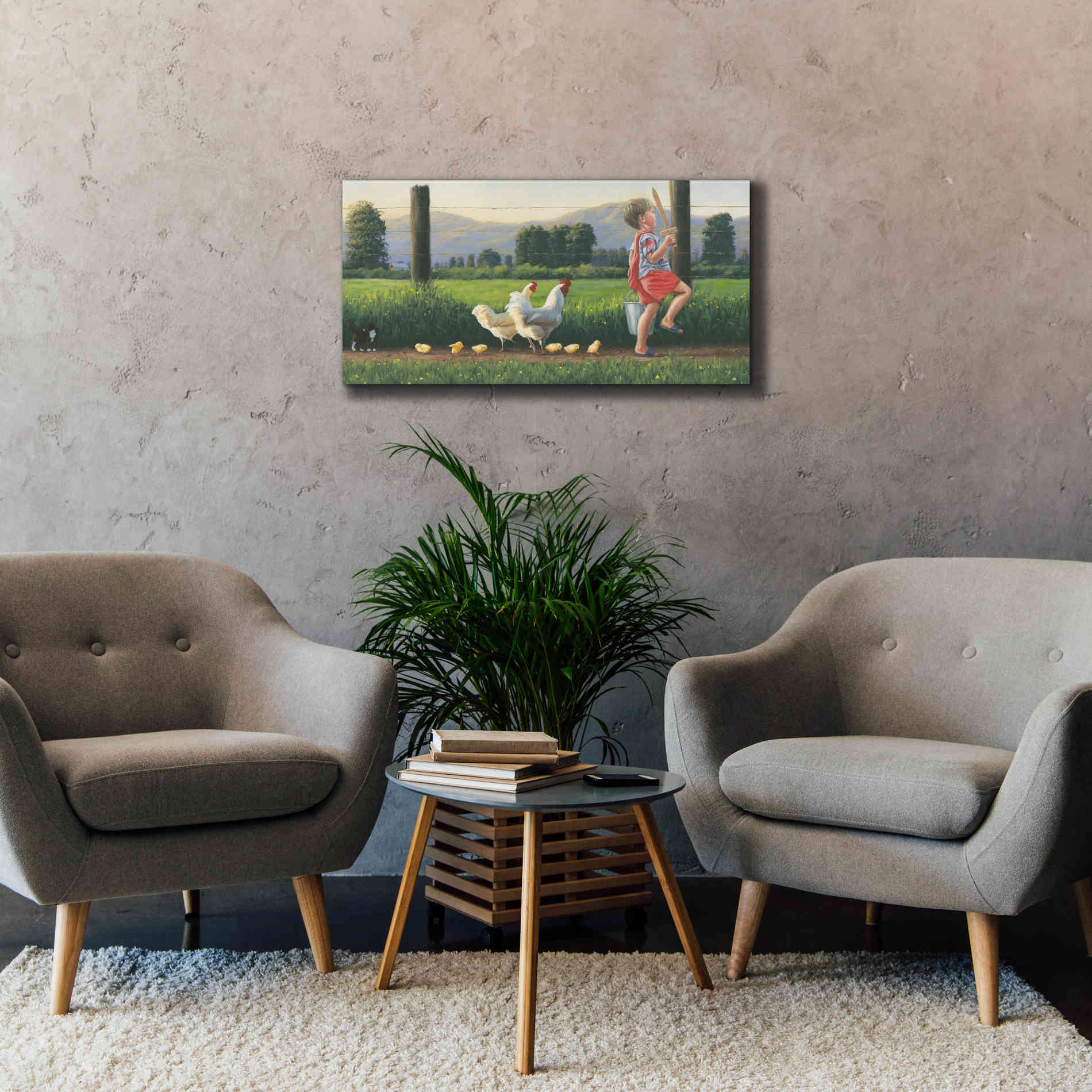 'Fearless Leader' by James Wiens, Canvas Wall Art,40 x 20