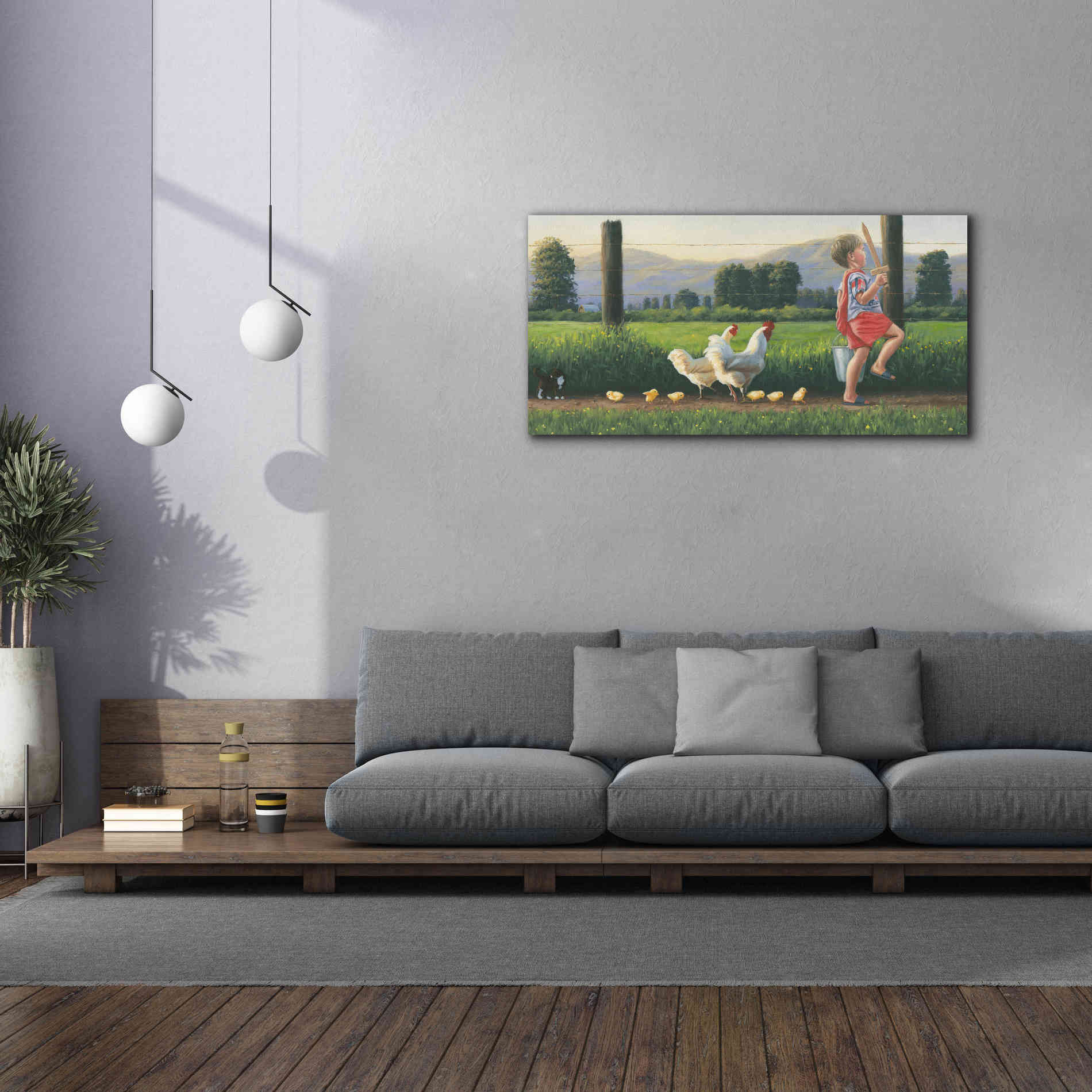 'Fearless Leader' by James Wiens, Canvas Wall Art,60 x 30
