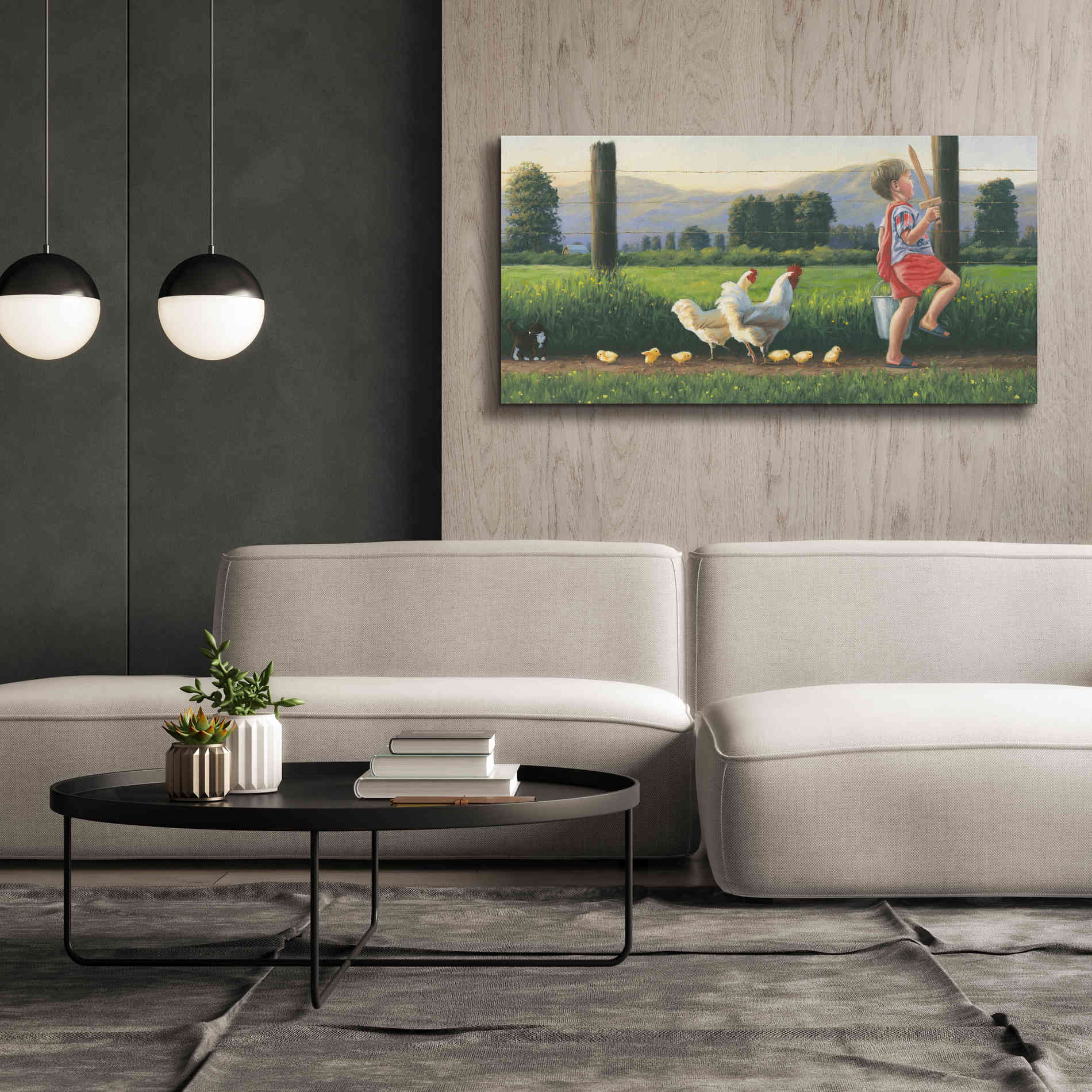 'Fearless Leader' by James Wiens, Canvas Wall Art,60 x 30