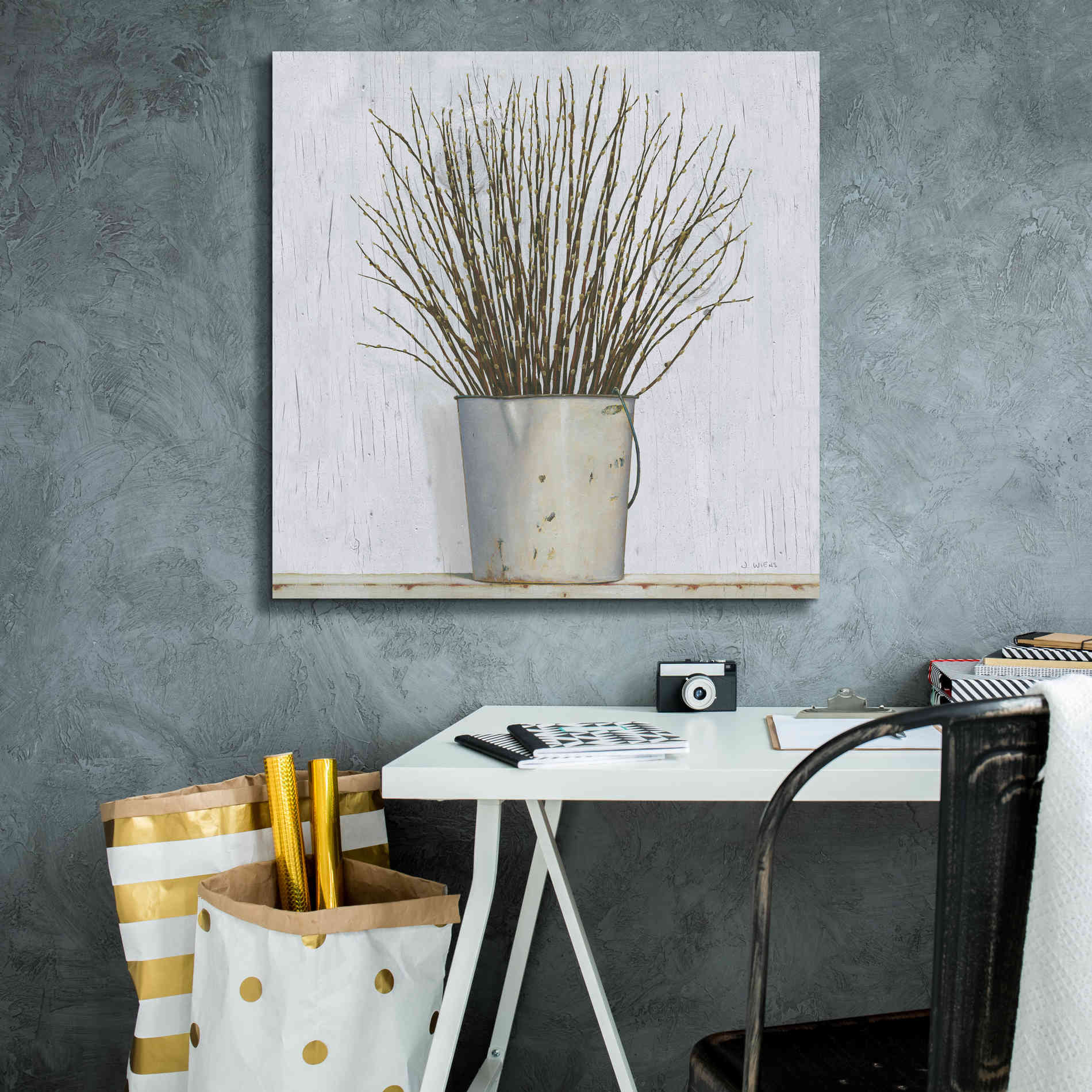 'Early Spring' by James Wiens, Canvas Wall Art,26 x 26