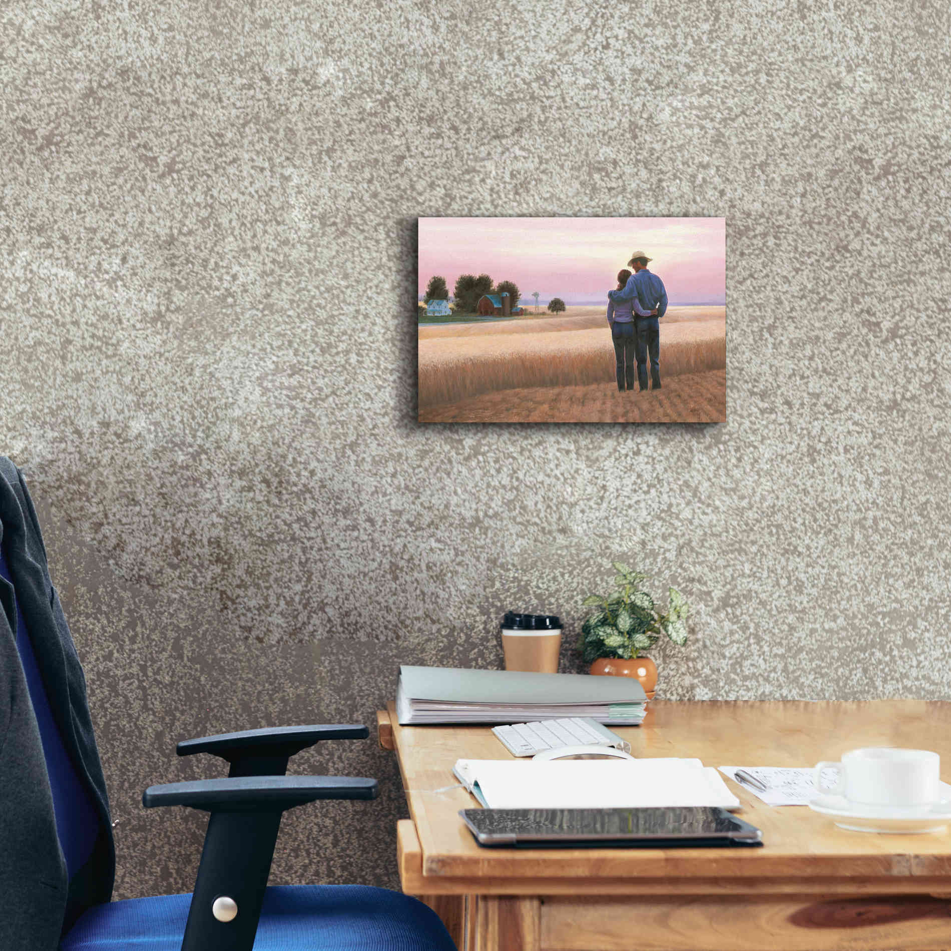'Family Farm' by James Wiens, Canvas Wall Art,18 x 12
