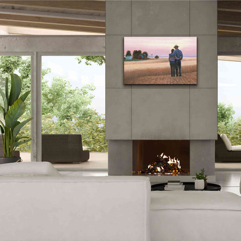 Image of 'Family Farm' by James Wiens, Canvas Wall Art,40 x 26