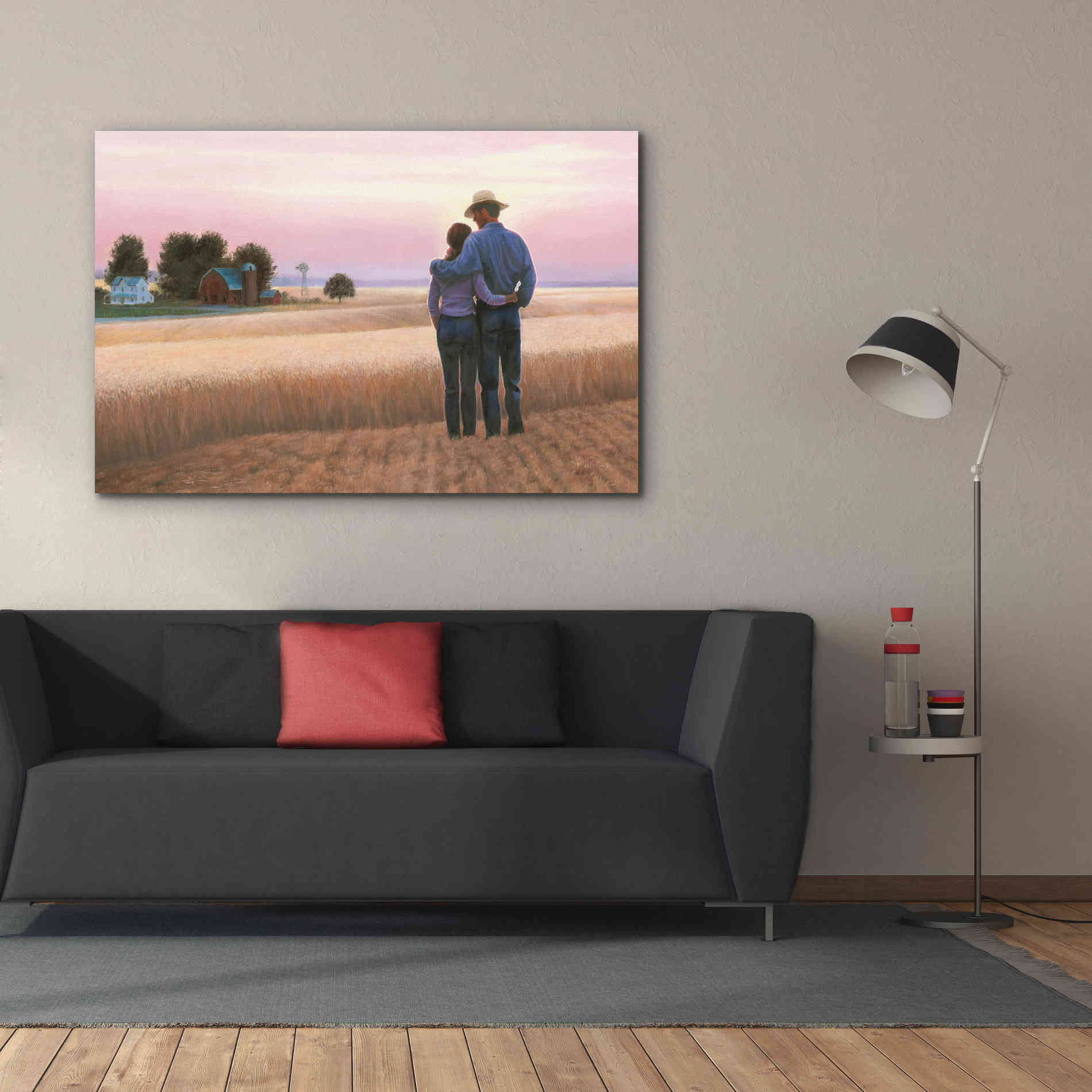 'Family Farm' by James Wiens, Canvas Wall Art,60 x 40