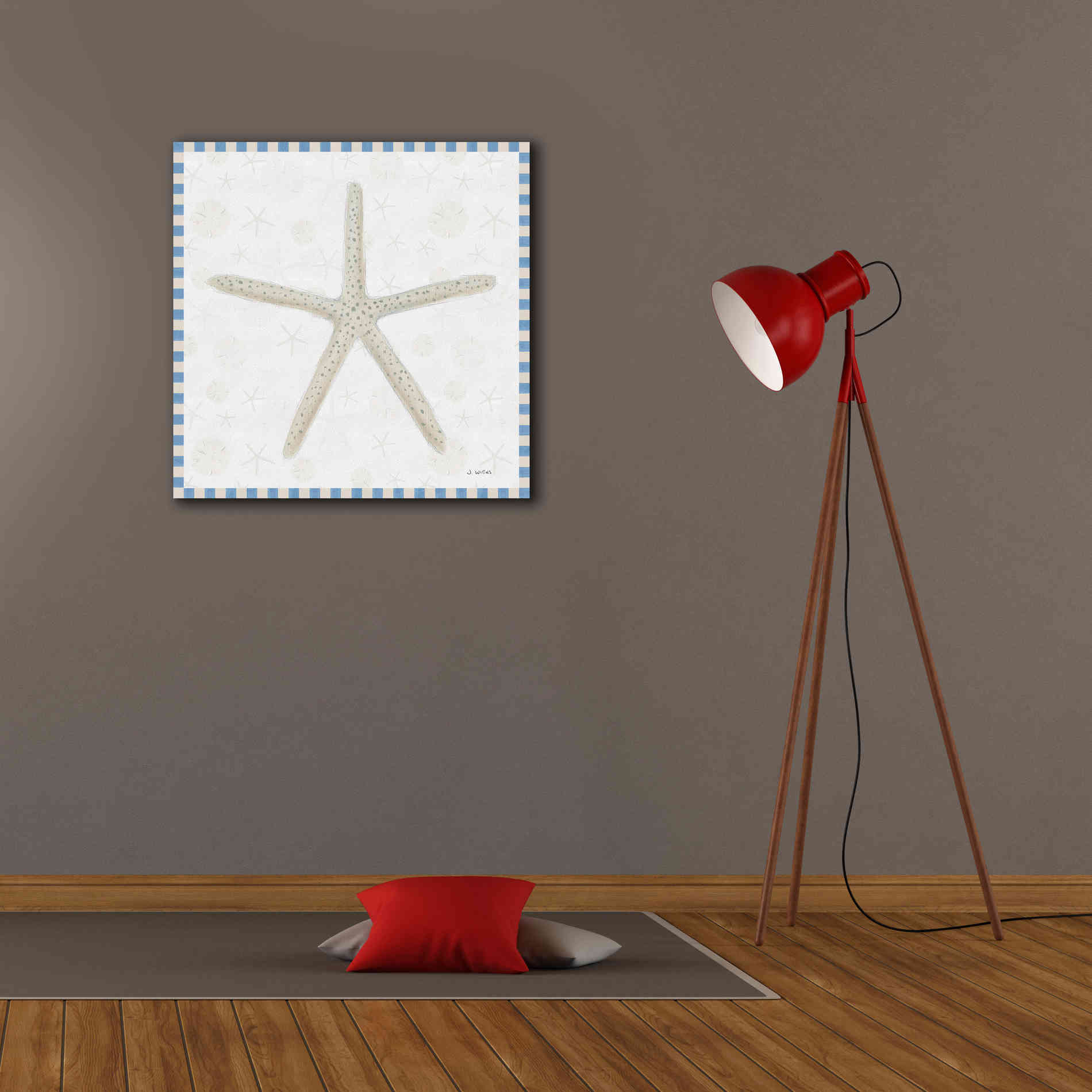 'Beach Days III' by James Wiens, Canvas Wall Art,26 x 26