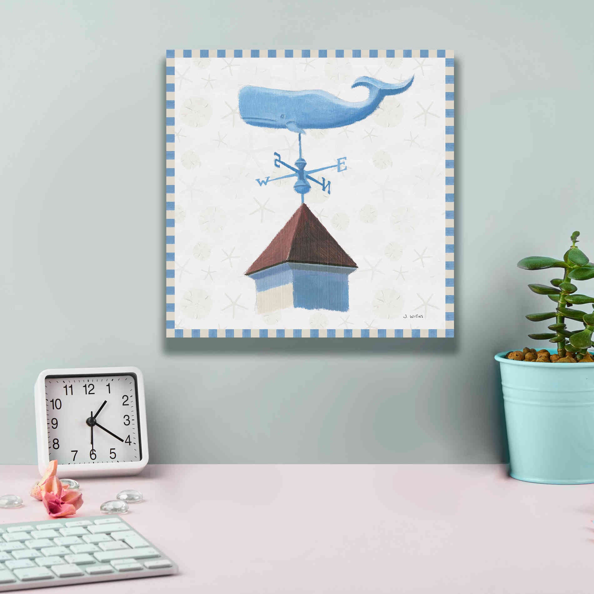 'Beach Days V' by James Wiens, Canvas Wall Art,12 x 12