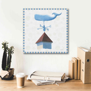 'Beach Days V' by James Wiens, Canvas Wall Art,18 x 18