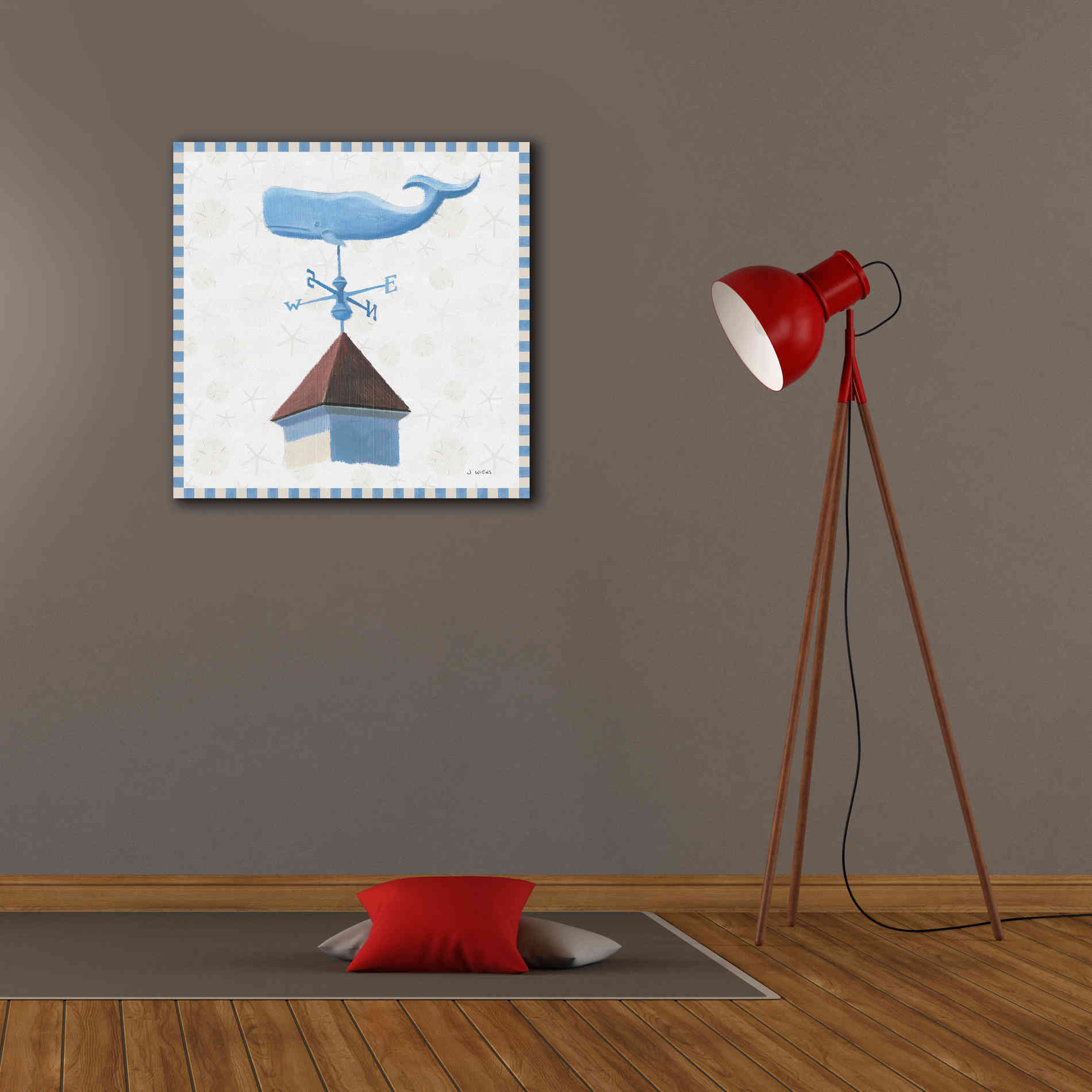 'Beach Days V' by James Wiens, Canvas Wall Art,26 x 26