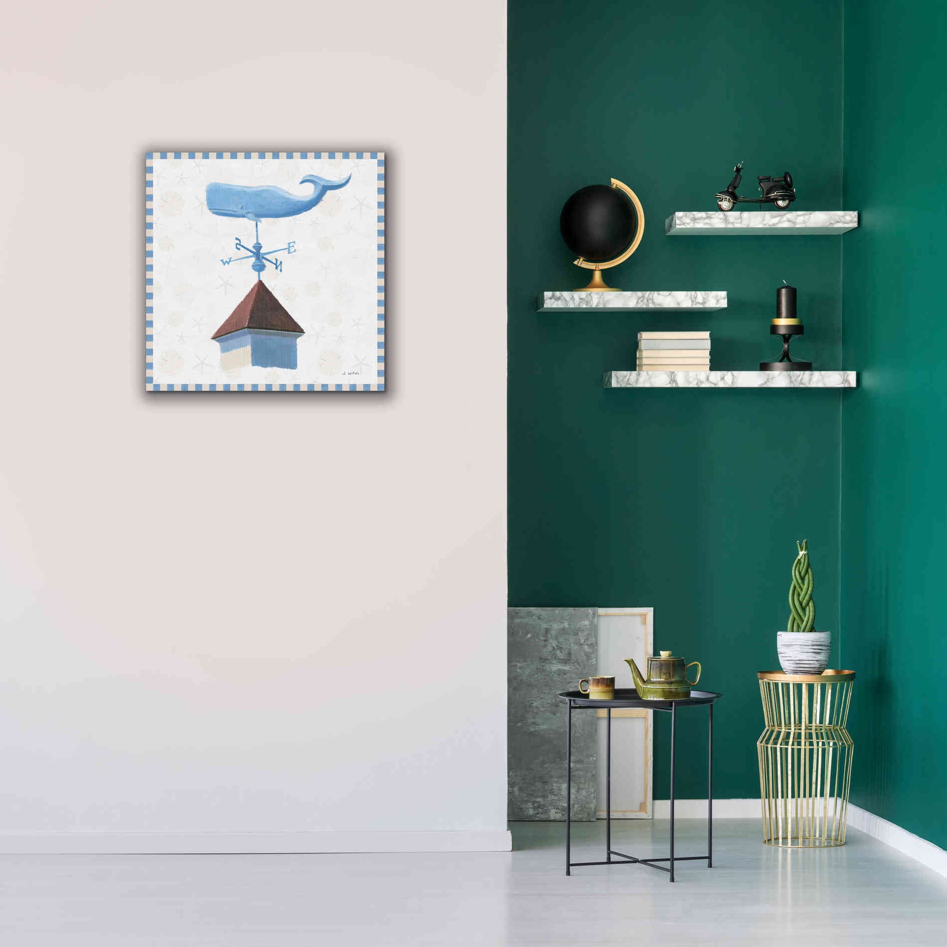 'Beach Days V' by James Wiens, Canvas Wall Art,26 x 26
