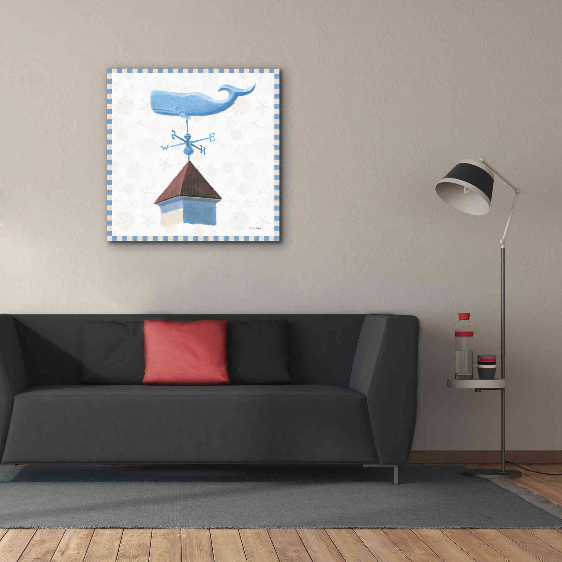 'Beach Days V' by James Wiens, Canvas Wall Art,37 x 37