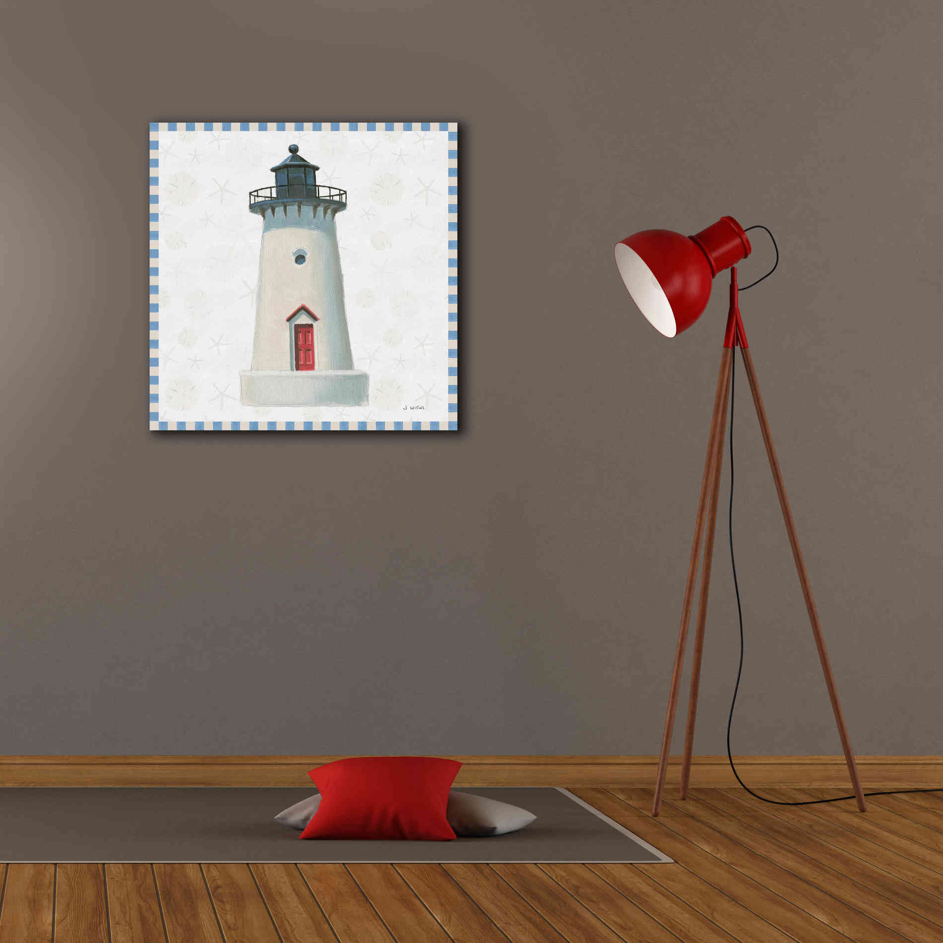'Beach Days VI' by James Wiens, Canvas Wall Art,26 x 26