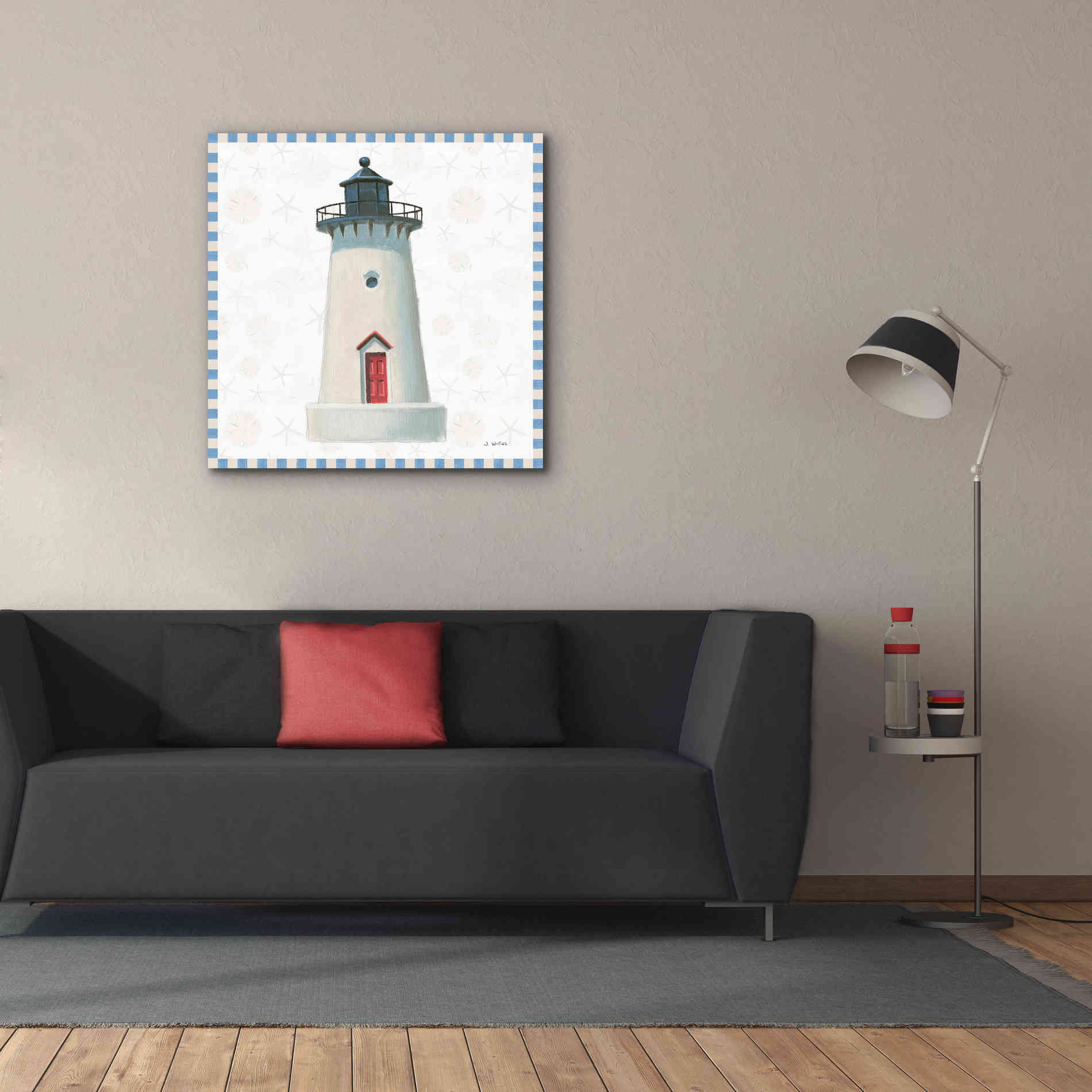 'Beach Days VI' by James Wiens, Canvas Wall Art,37 x 37