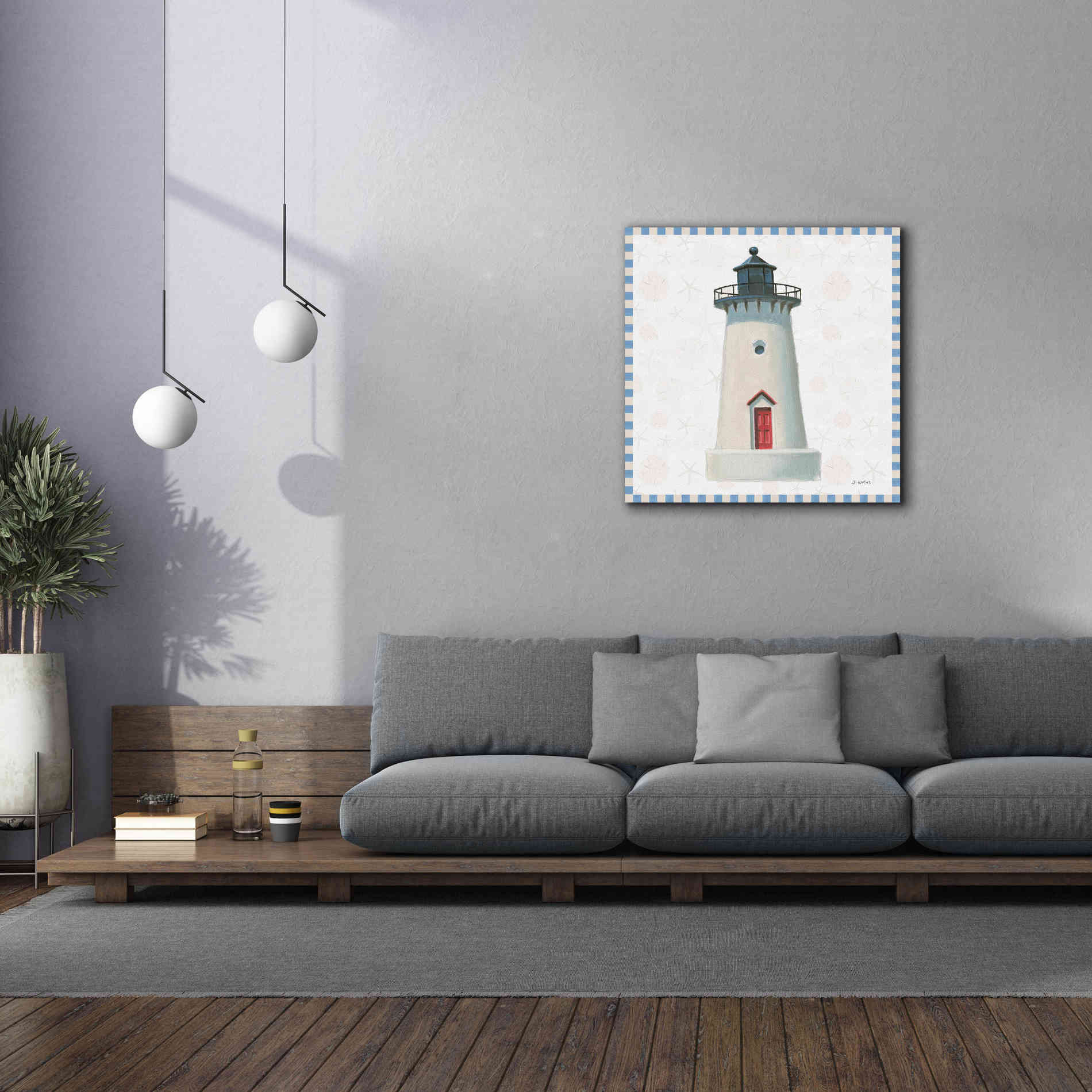 'Beach Days VI' by James Wiens, Canvas Wall Art,37 x 37